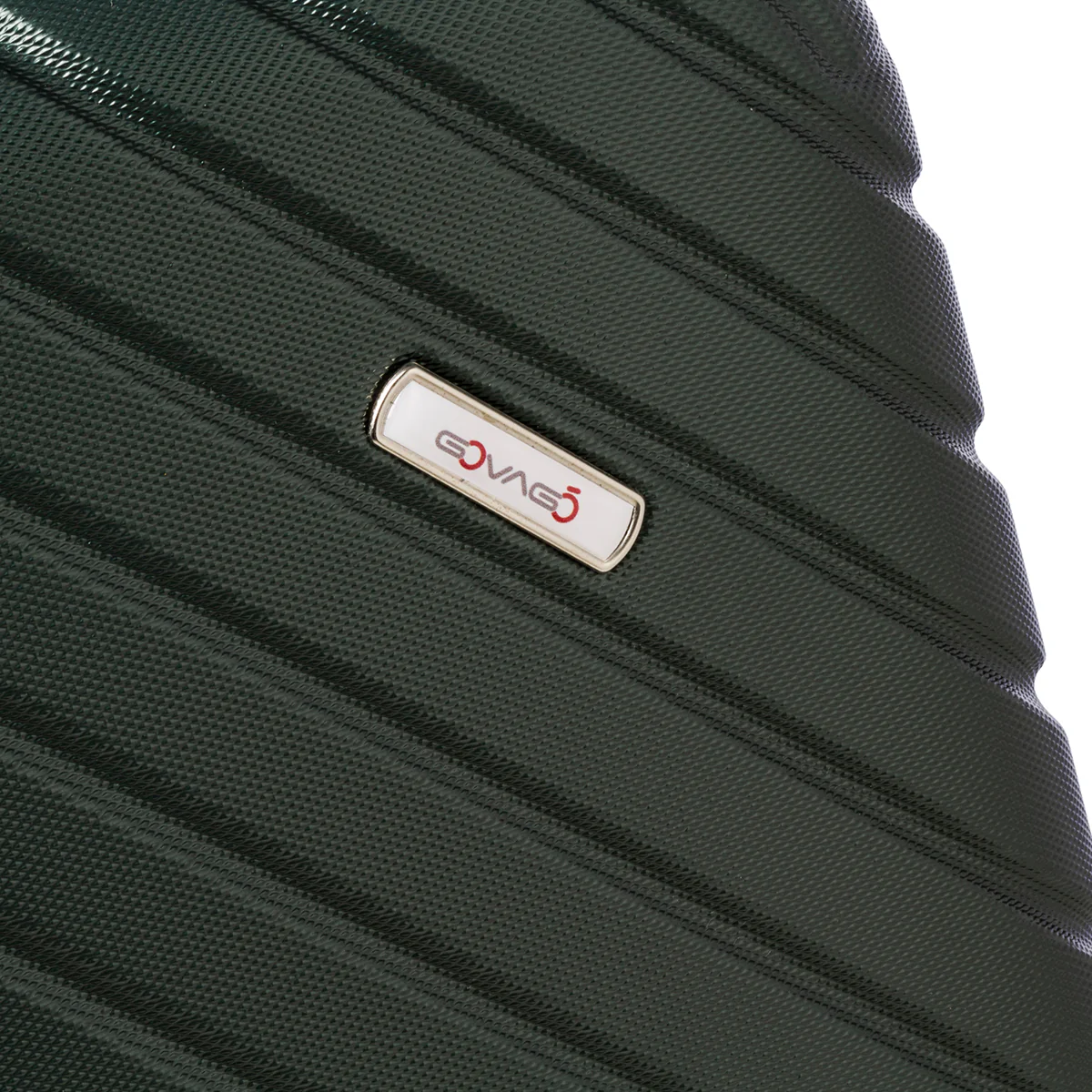 Trolley bagaglio a mano rigido verde in ABS Govago - Image 4