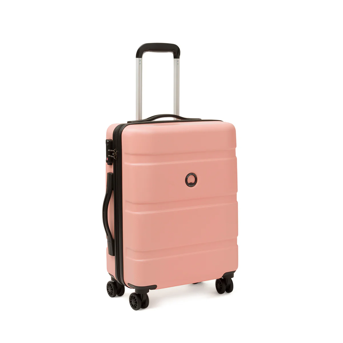Trolley bagaglio a mano rosa in ABS Delsey Paris