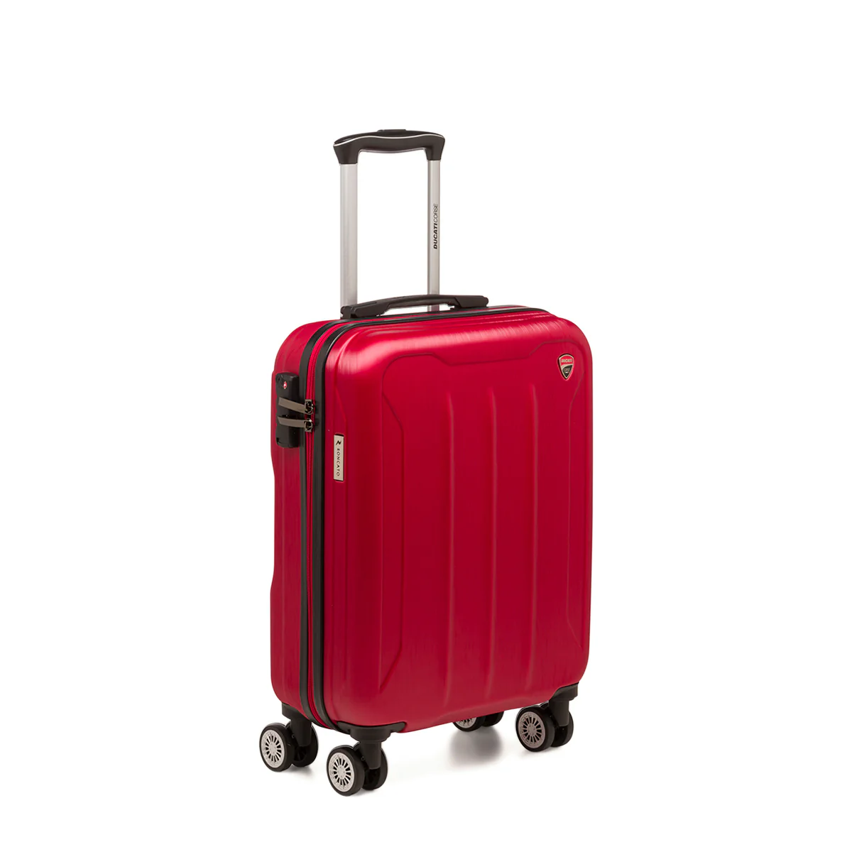 Trolley bagaglio a mano rosso in ABS Ducati Corse x Ciak Roncato Flight