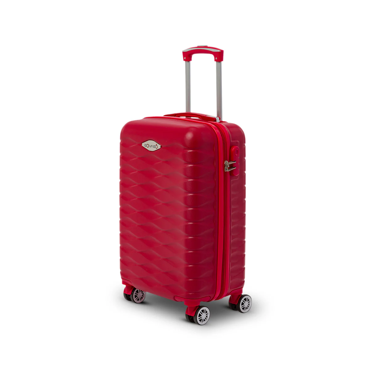 Trolley bagaglio a mano rosso in ABS Govago