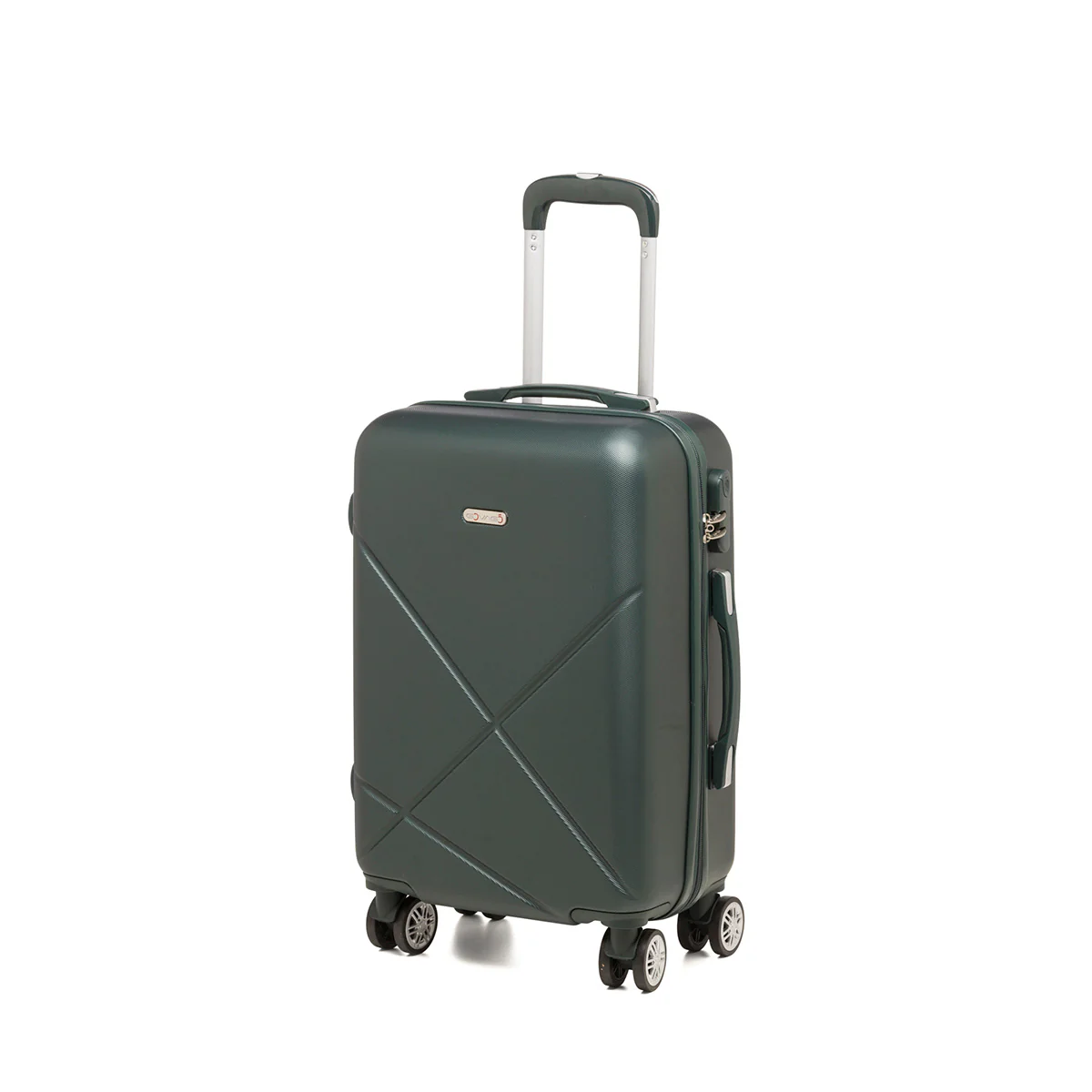 Trolley bagaglio a mano verde in ABS Govago
