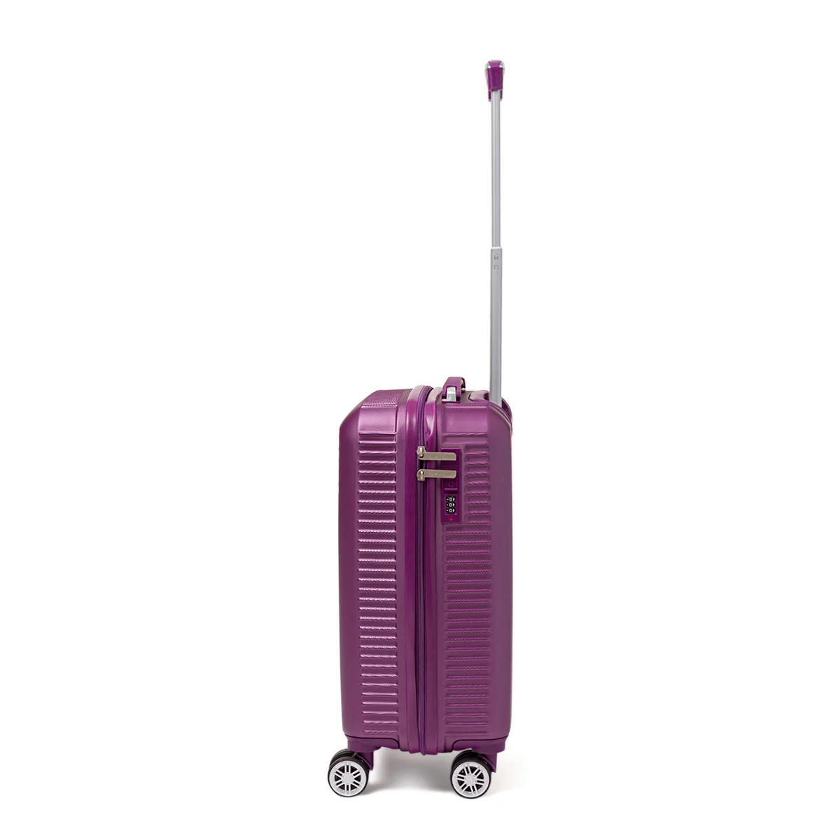 Trolley bagaglio a mano viola in ABS da viaggio Govago - Image 2