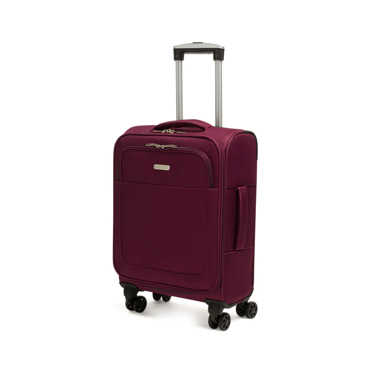Trolley bagaglio a mano viola in tessuto Romeo Gigli