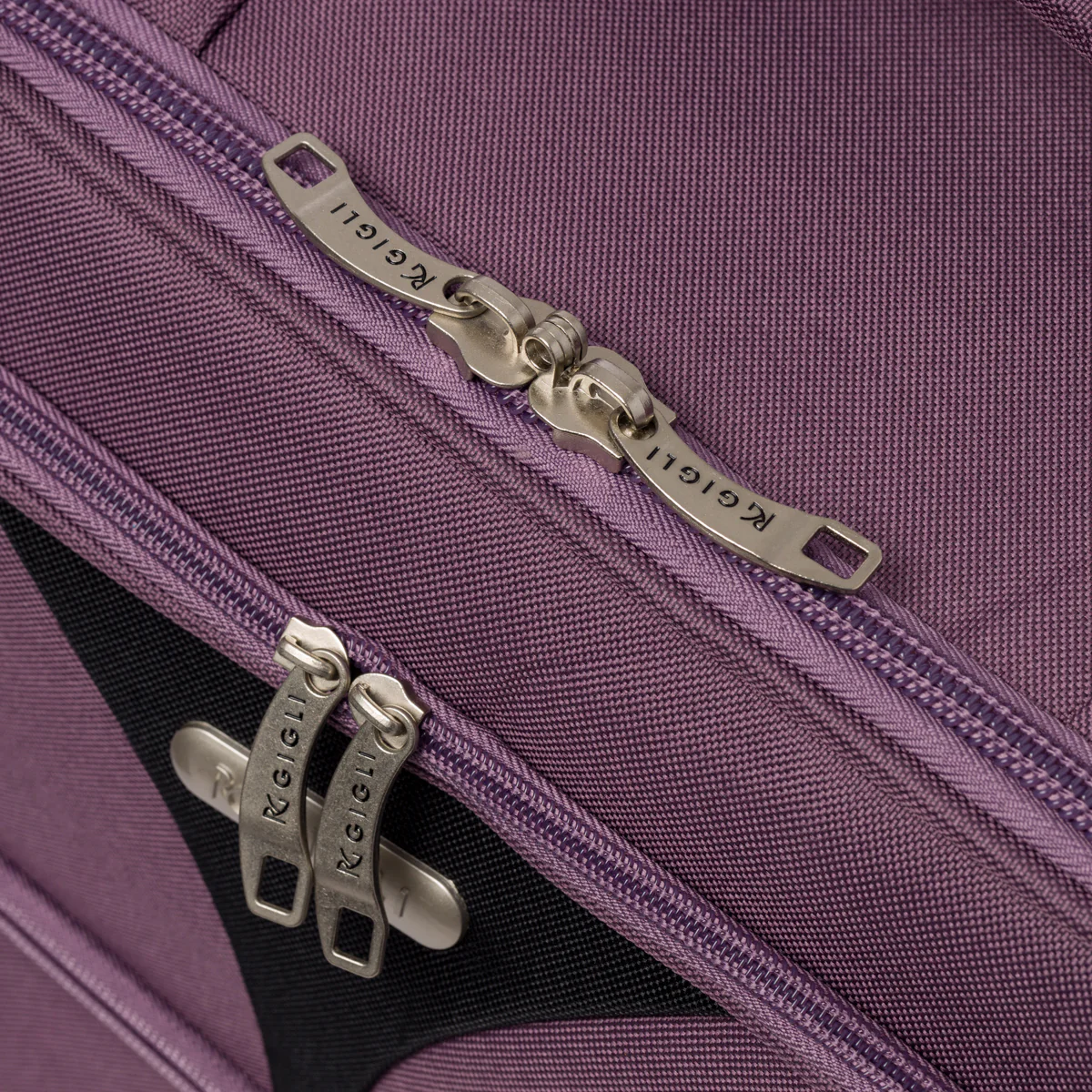 Trolley bagaglio a mano viola in tessuto Romeo Gigli - Image 4