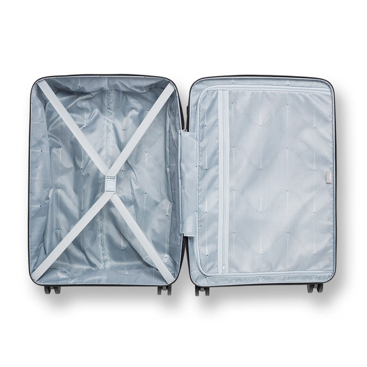 Trolley bagaglio grande blu in ABS Delsey Paris - Image 4