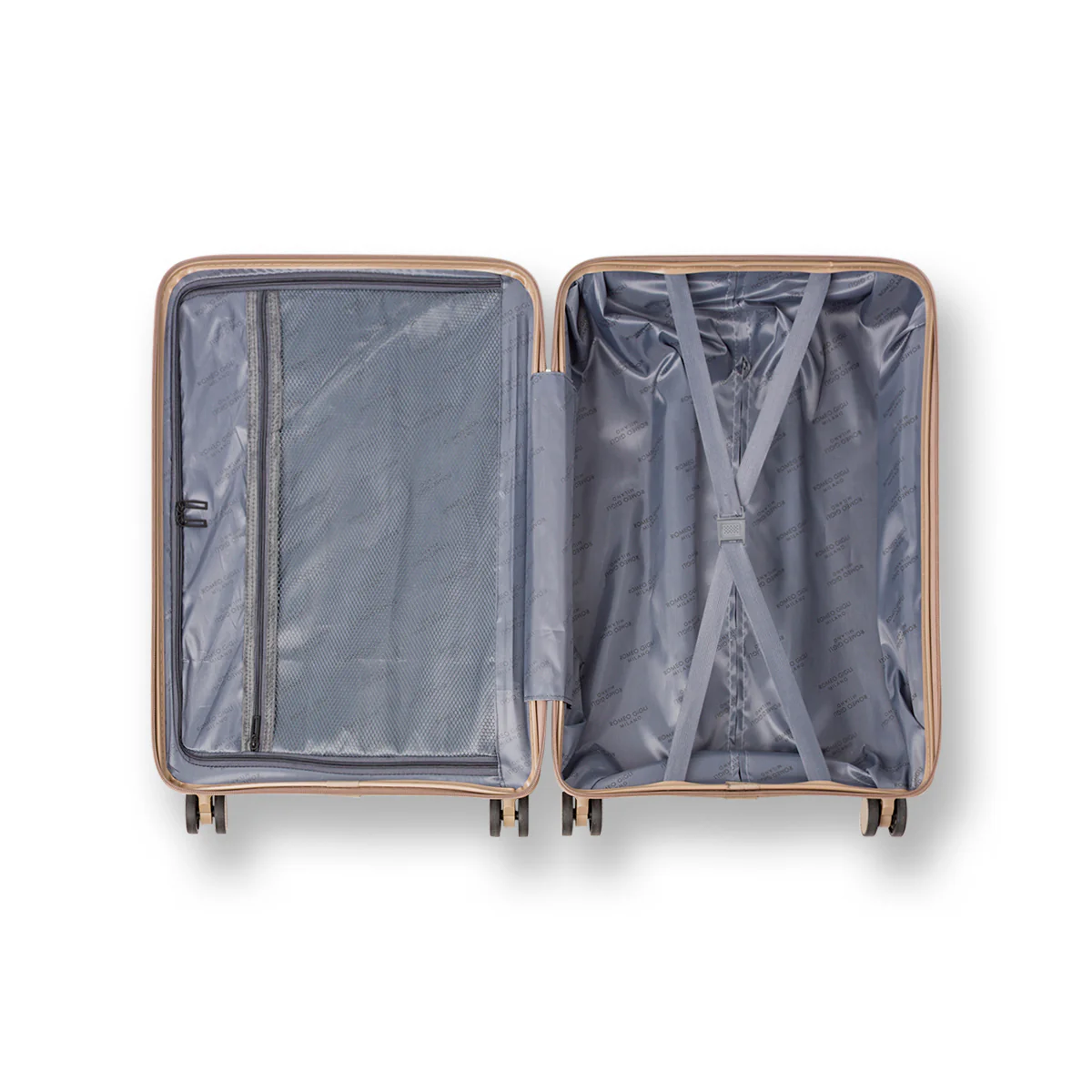 Trolley cabina rigido beige con combinazione Romeo Gigli Milano - Image 2