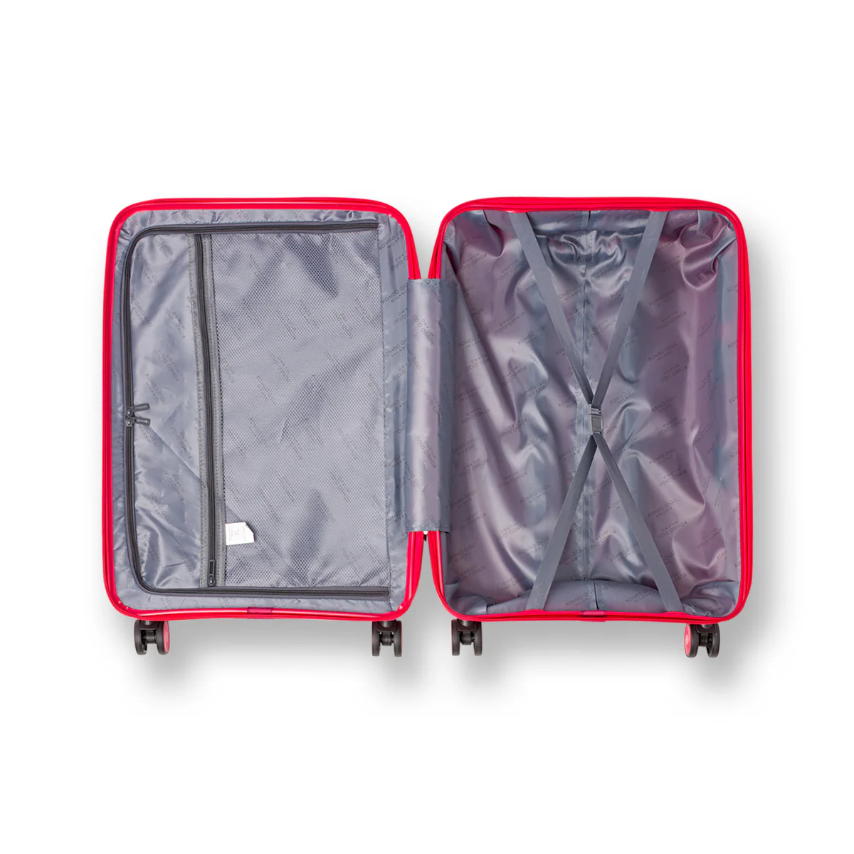 Trolley cabina rigido rosso con combinazione Romeo Gigli Milano - Image 3