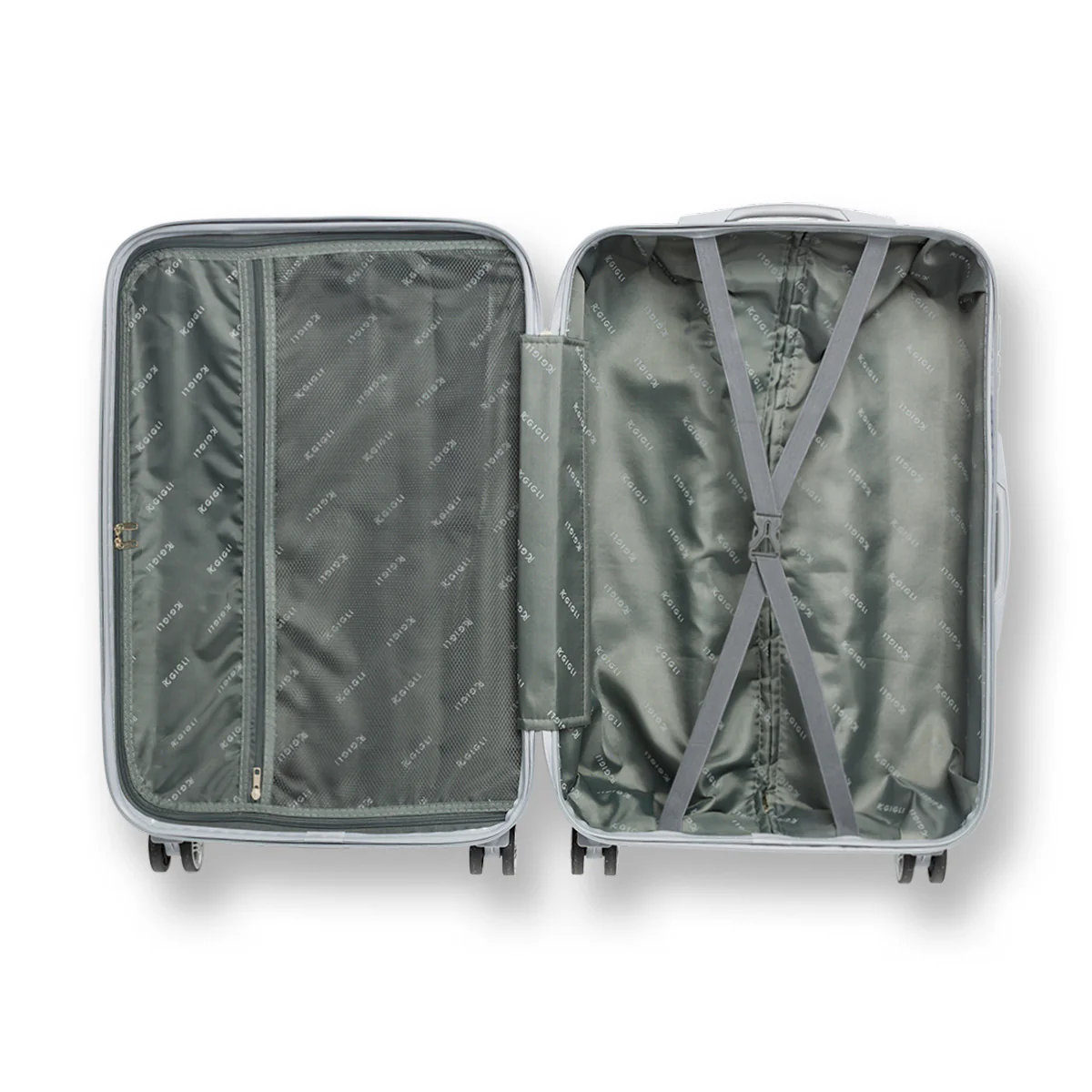 Trolley grande argento in ABS Romeo Gigli - Image 4