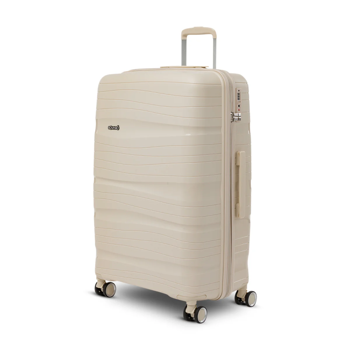 Trolley grande beige crema in PP Govago