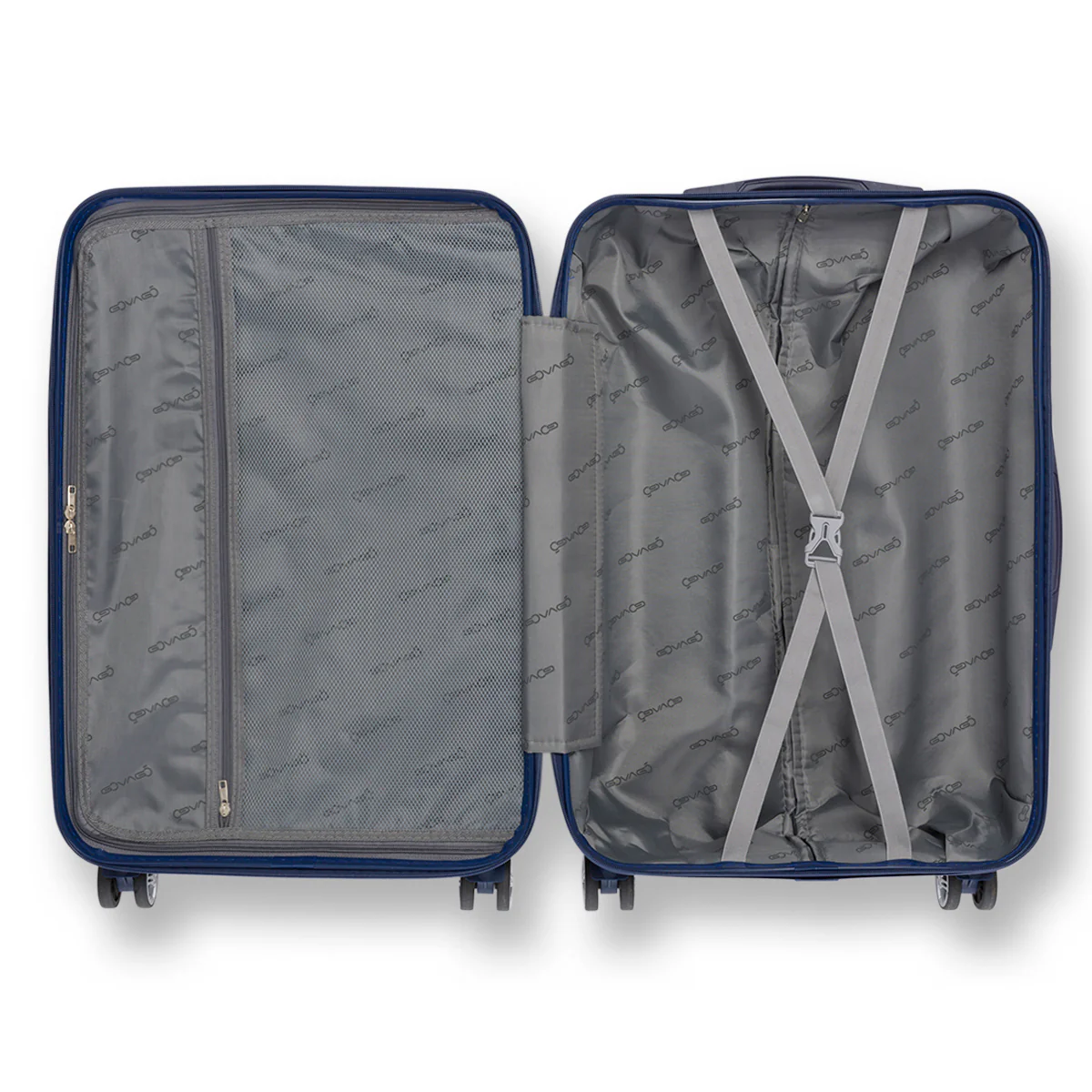 Trolley grande blu in ABS Govago - Image 3