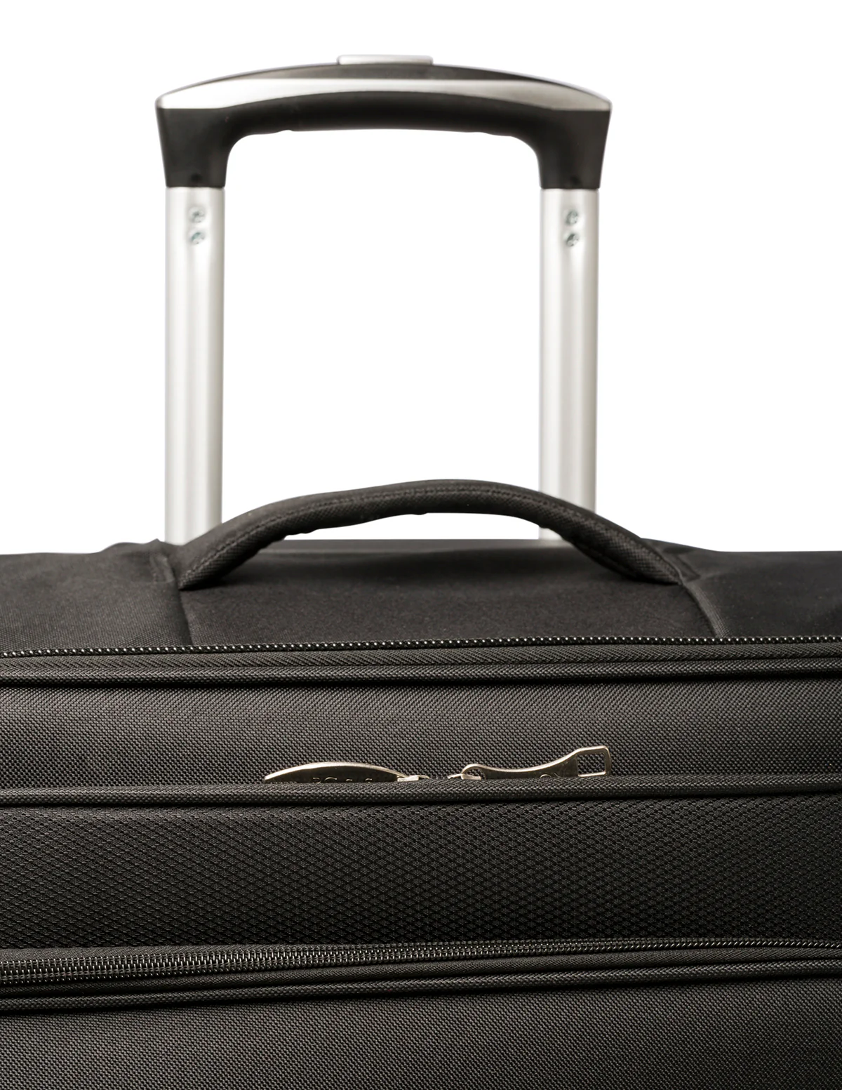 Trolley grande nero in tessuto Romeo Gigli - Image 3