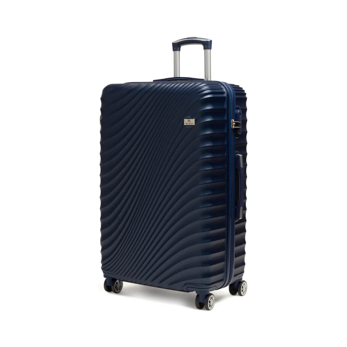 Trolley grande blu navy in ABS Romeo Gigli
