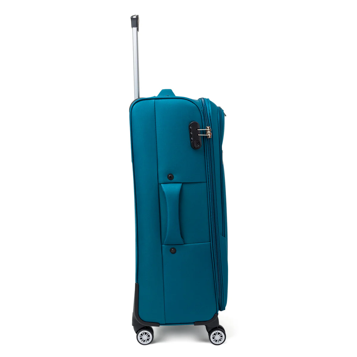 Trolley grande blu ottanio in tessuto Govago - Image 2