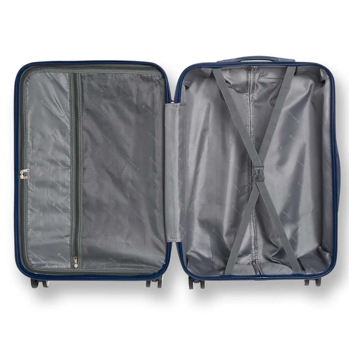 Trolley grande in abs blu navy Romeo Gigli - Image 4