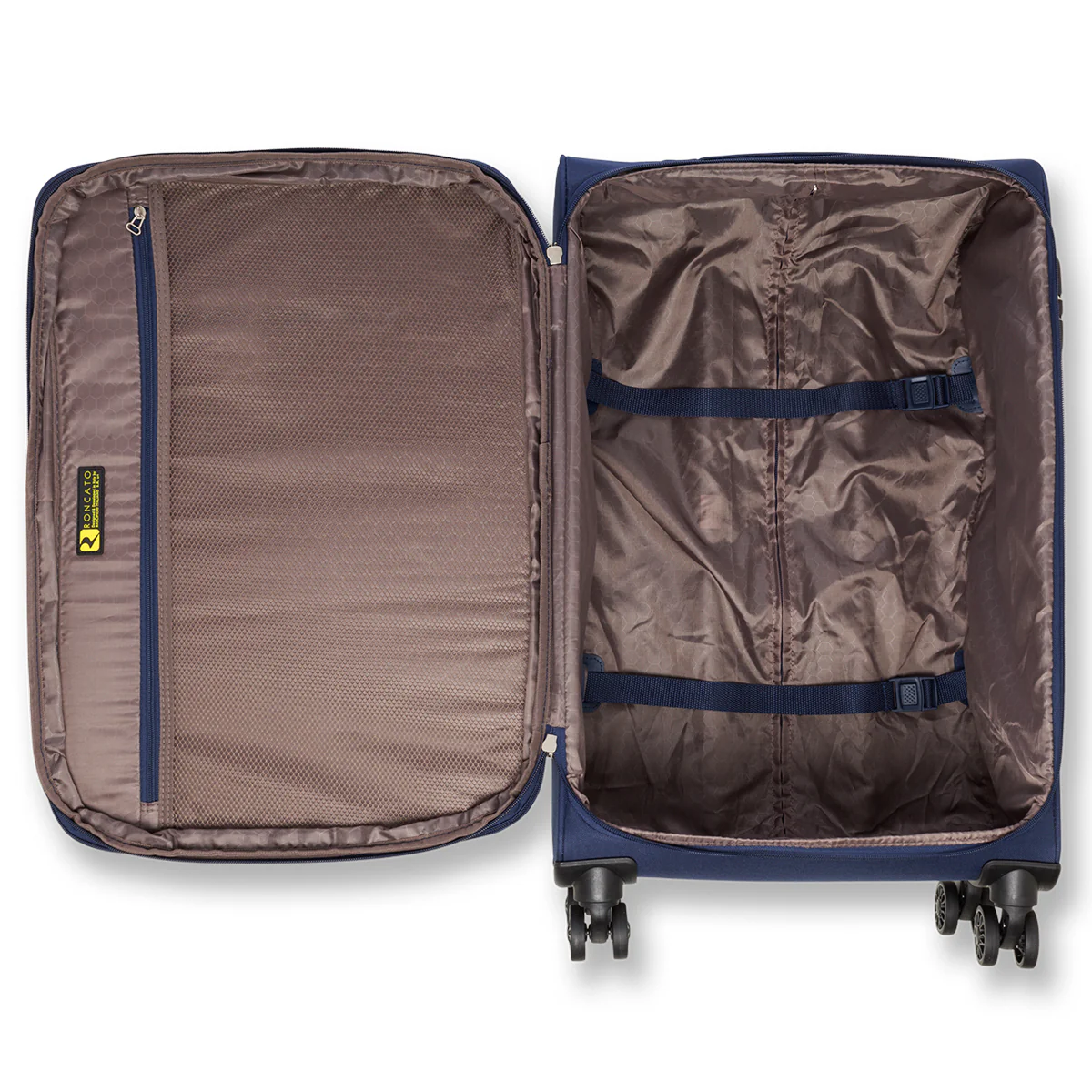 Trolley grande in tessuto blu Ciak Roncato One Way - Image 7