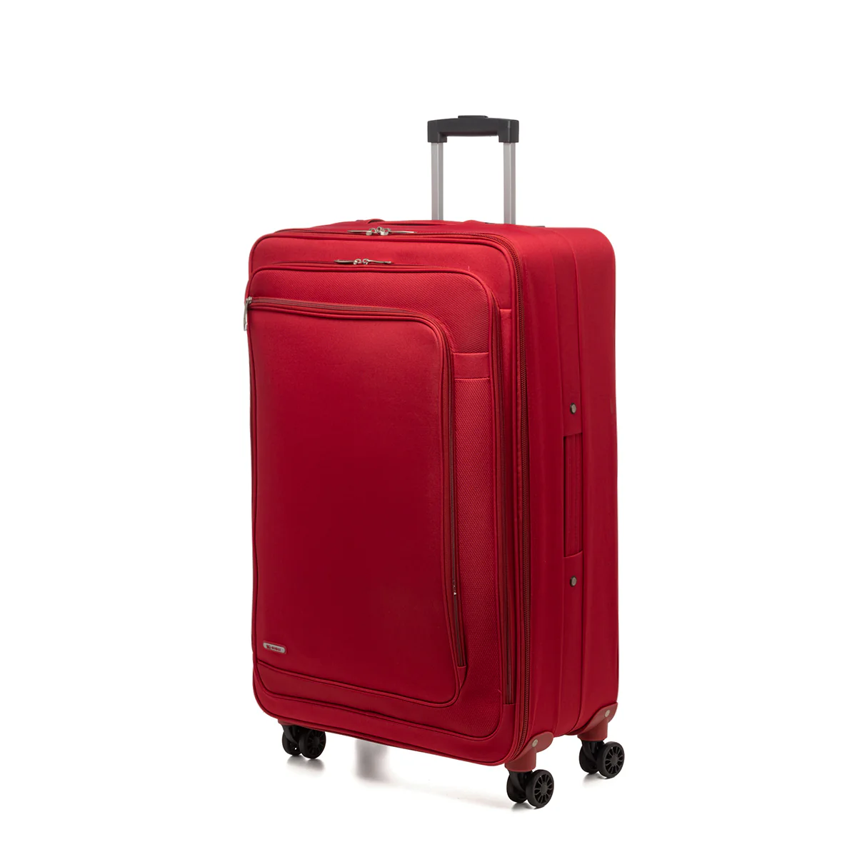 Trolley grande in tessuto rosso Romeo Gigli