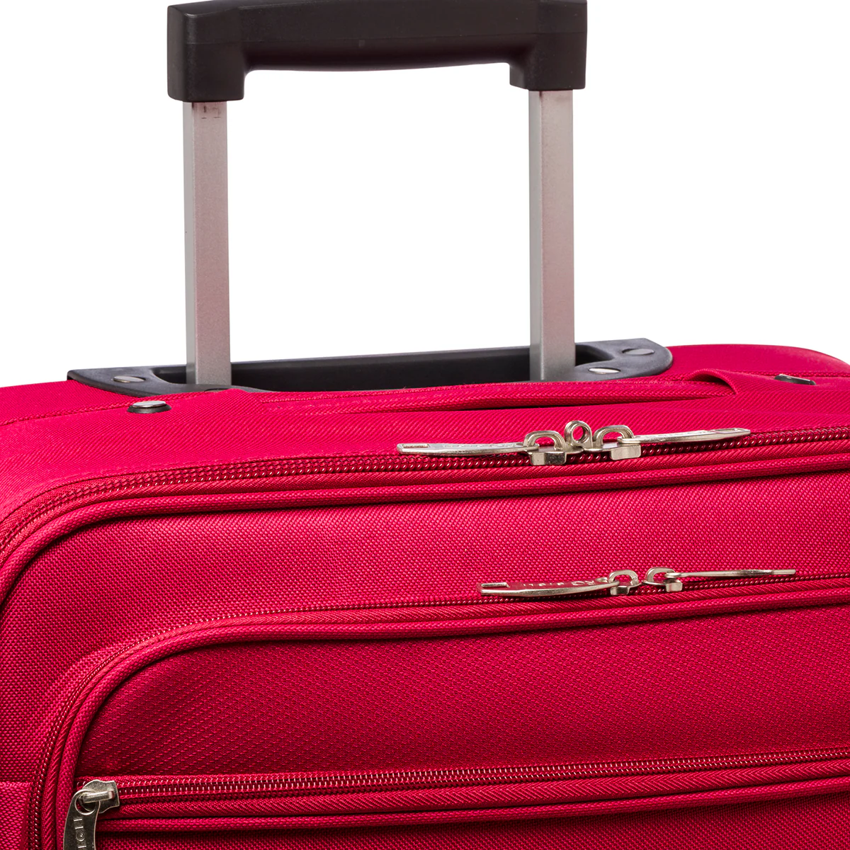 Trolley grande in tessuto rosso Romeo Gigli - Image 3