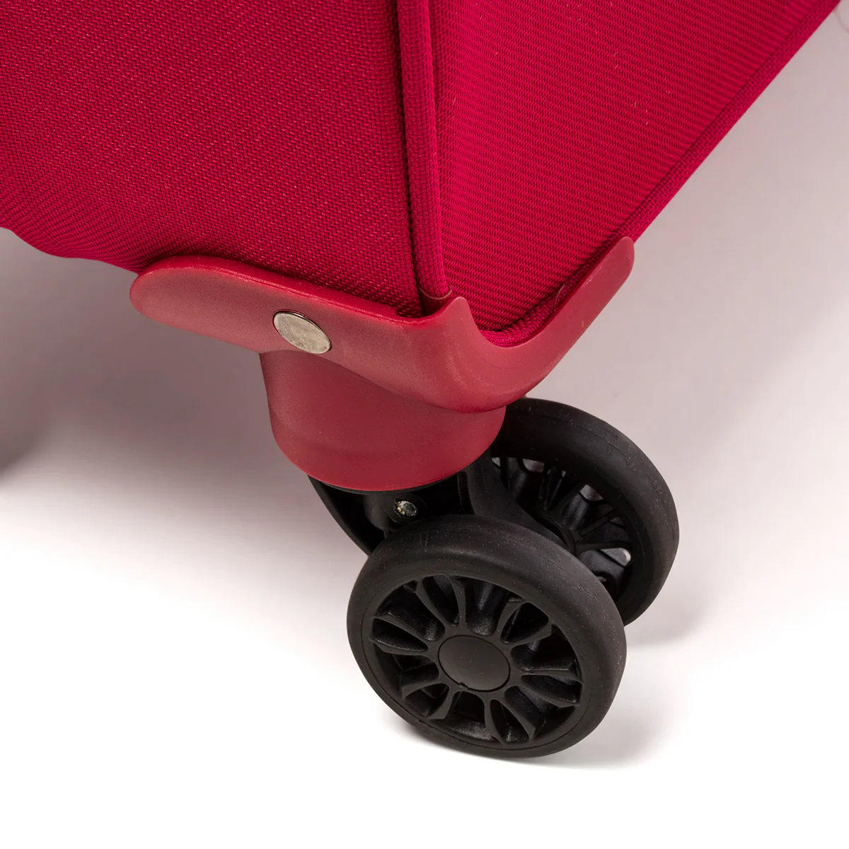 Trolley grande in tessuto rosso Romeo Gigli - Image 5