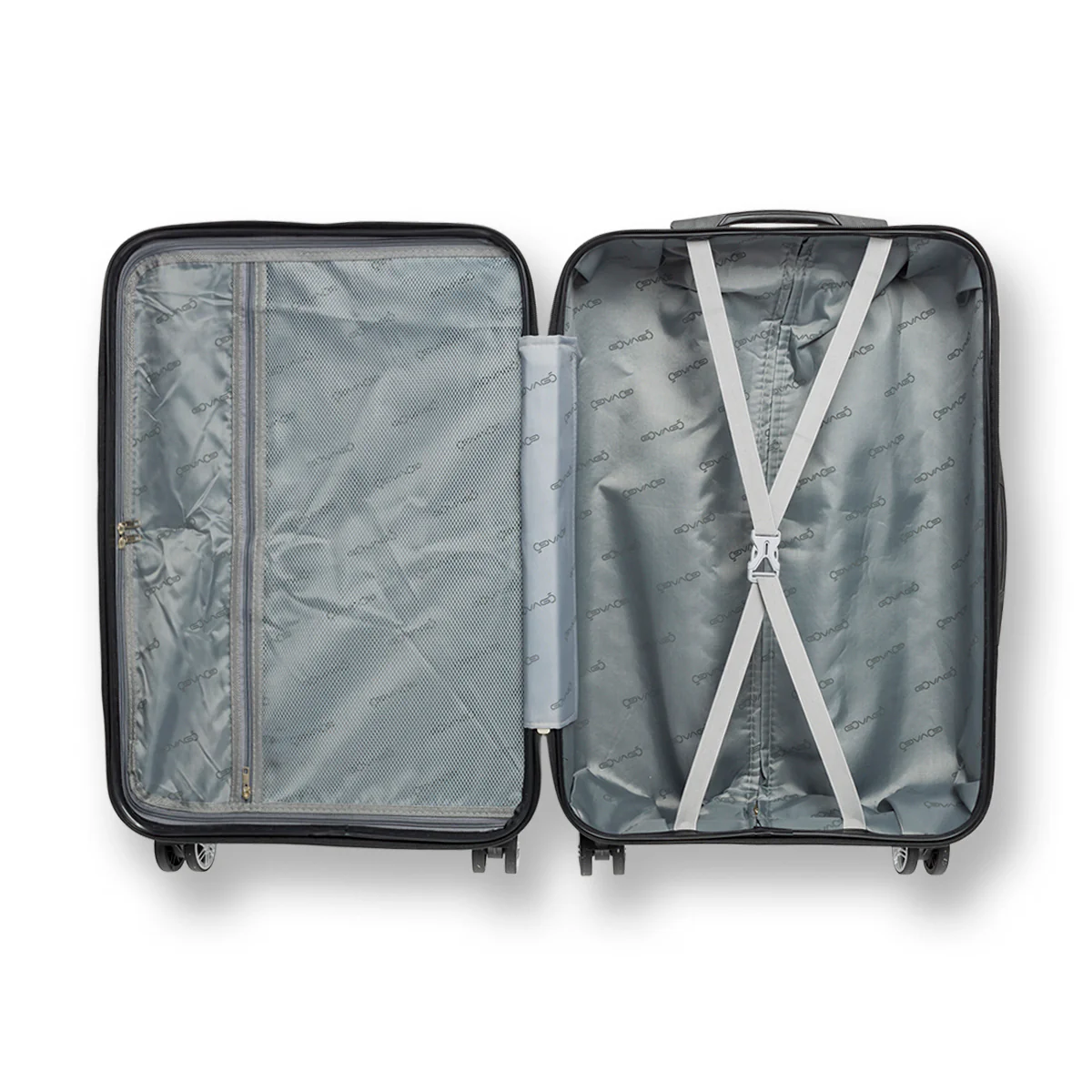 Trolley grande nero in ABS Govago - Image 4