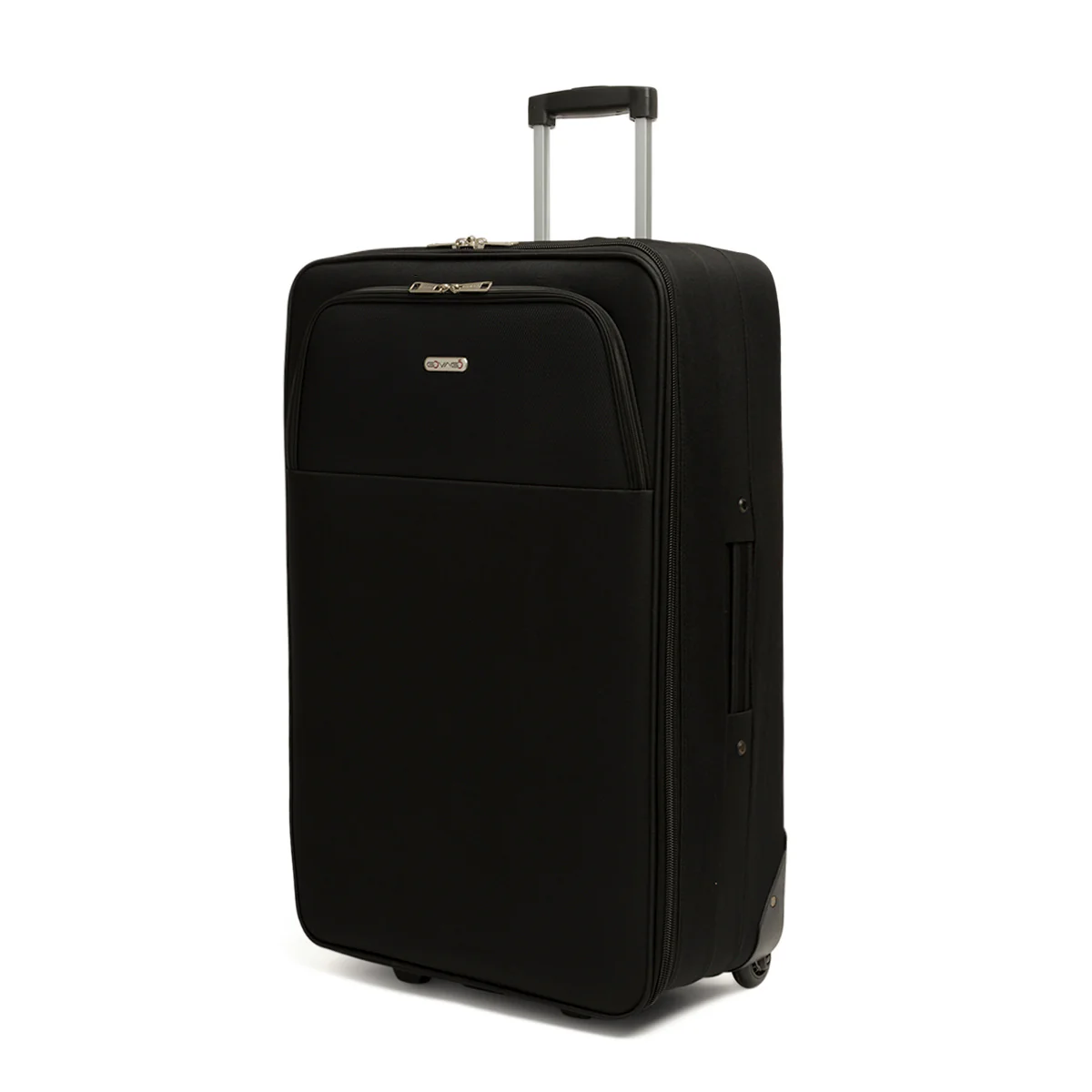 Trolley grande nero in tessuto Govago