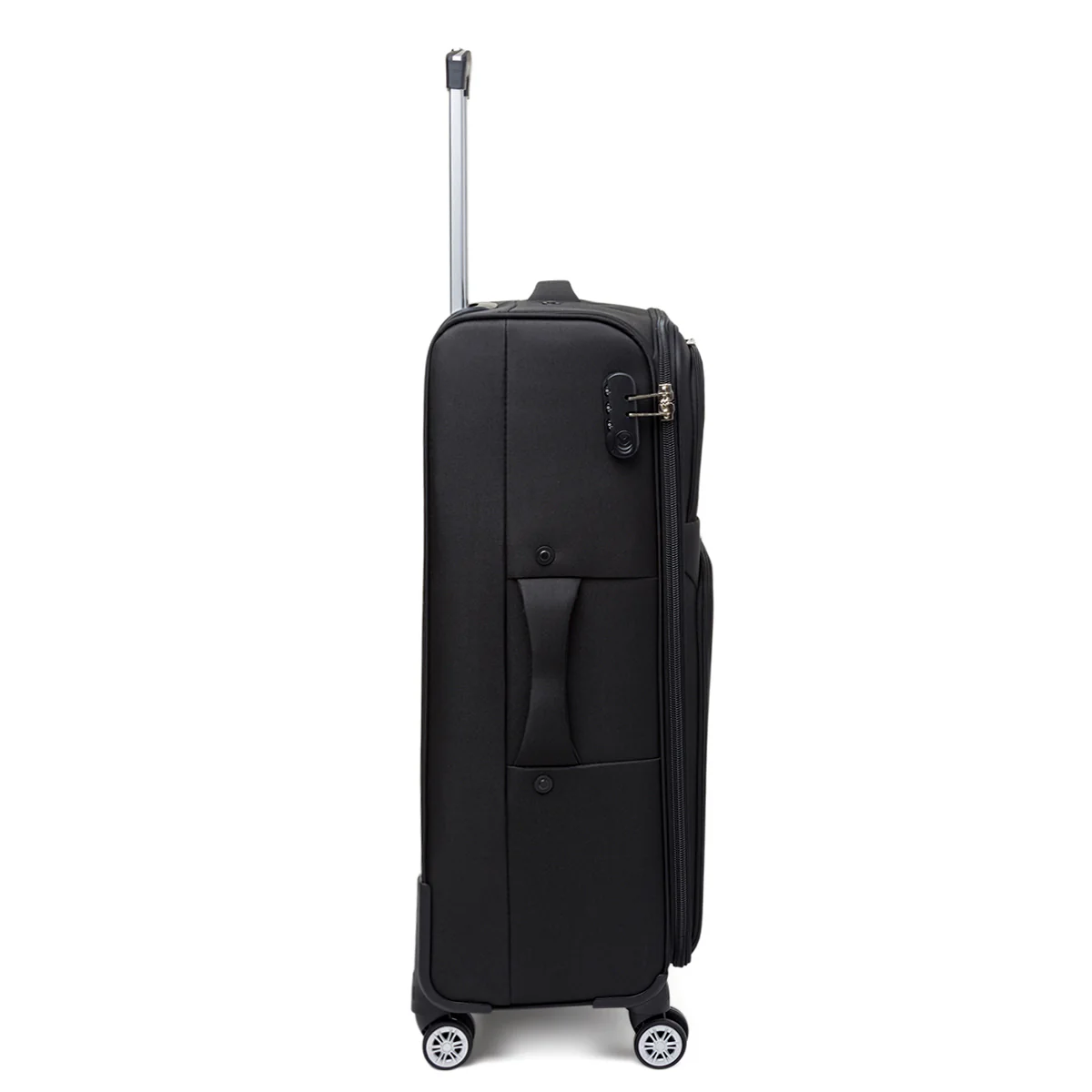 Trolley grande nero in tessuto Govago - Image 2