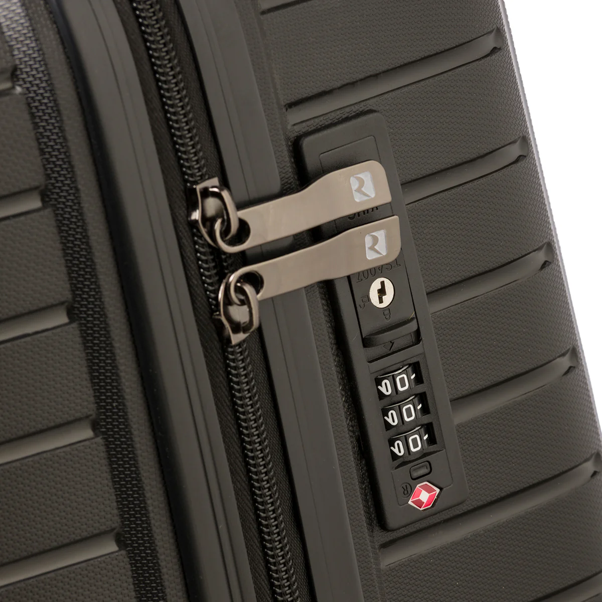 Trolley grande nero rigido in ABS Ciak Roncato Hexa - Image 4