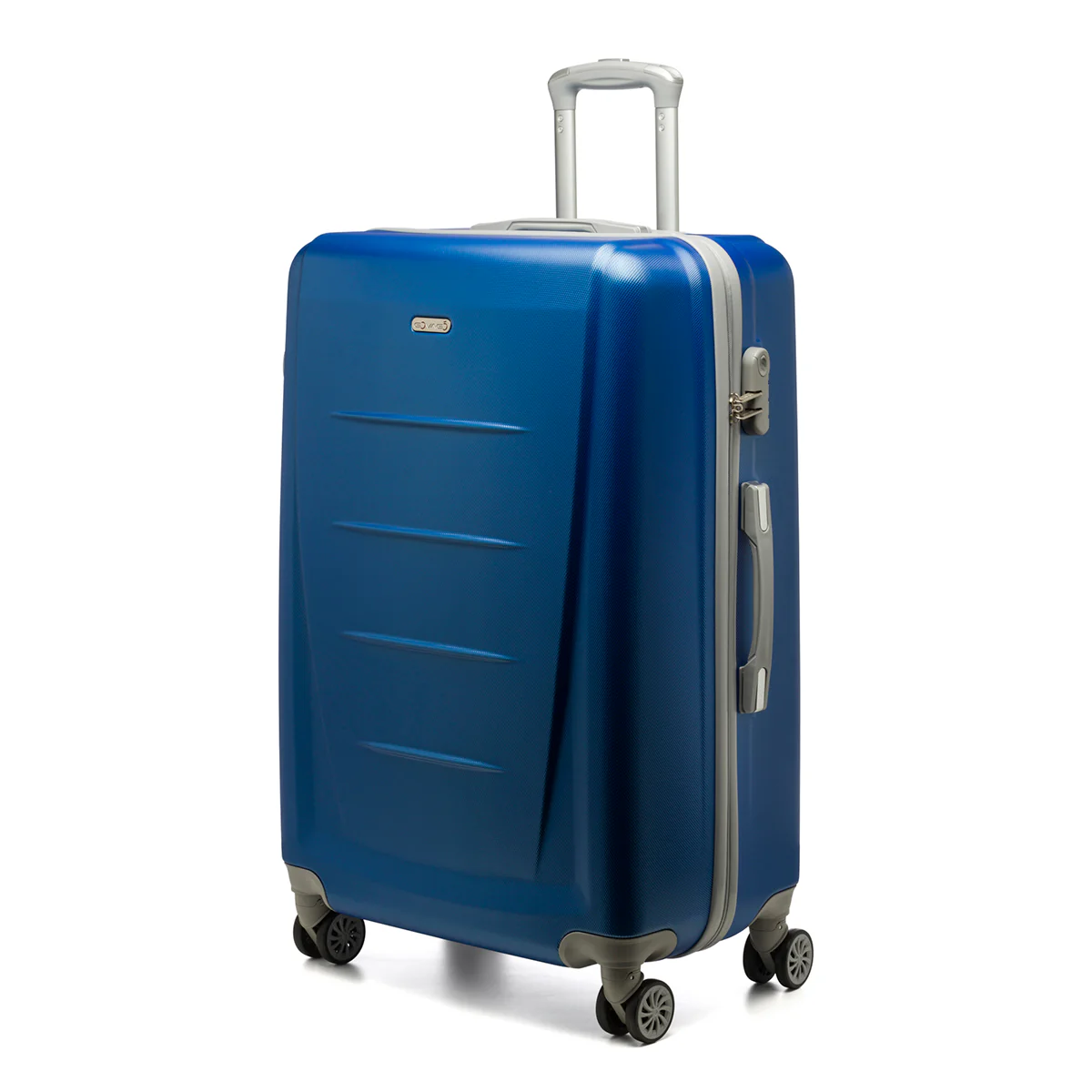 Trolley grande rigido blu in ABS Govago