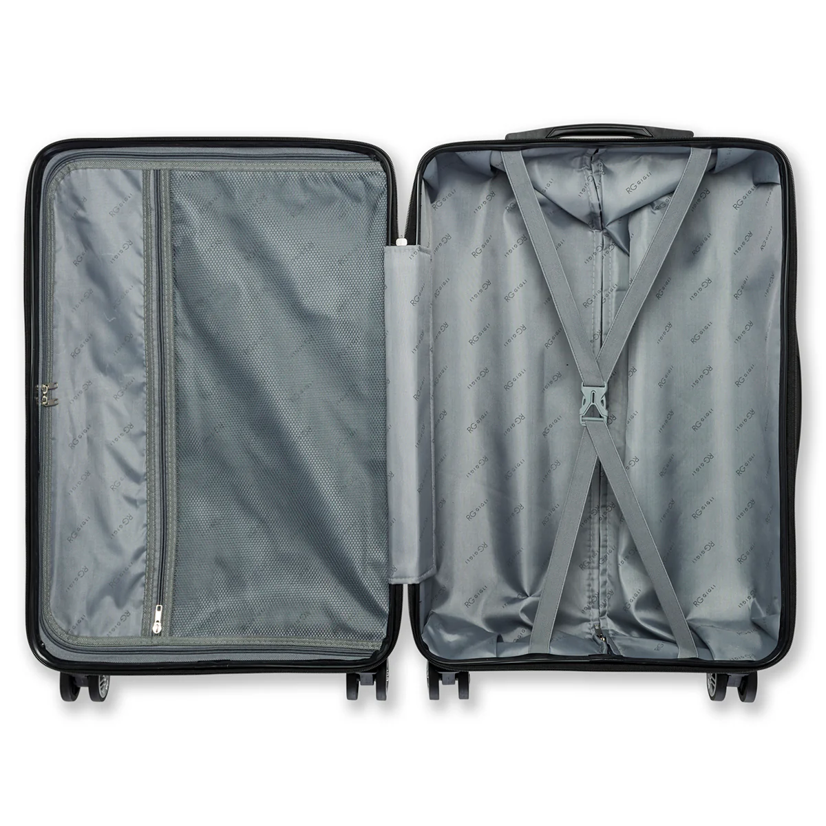 Trolley grande rigido blu in ABS Romeo Gigli - Image 6
