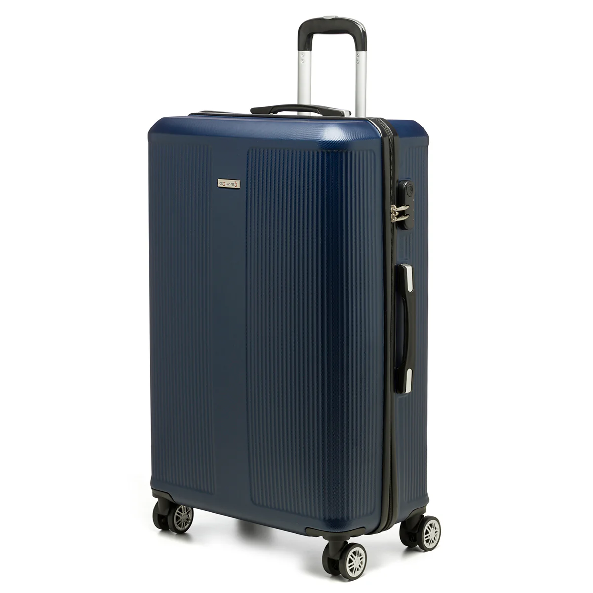 Trolley grande rigido blu navy in ABS Govago