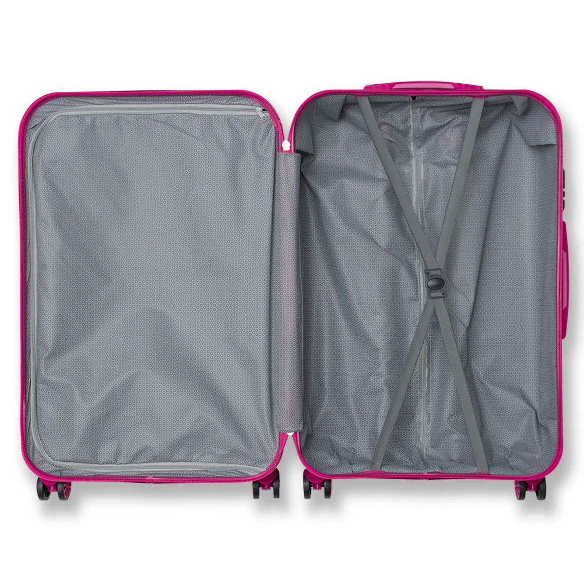 Trolley grande rigido fucsia in ABS Govago - Image 6