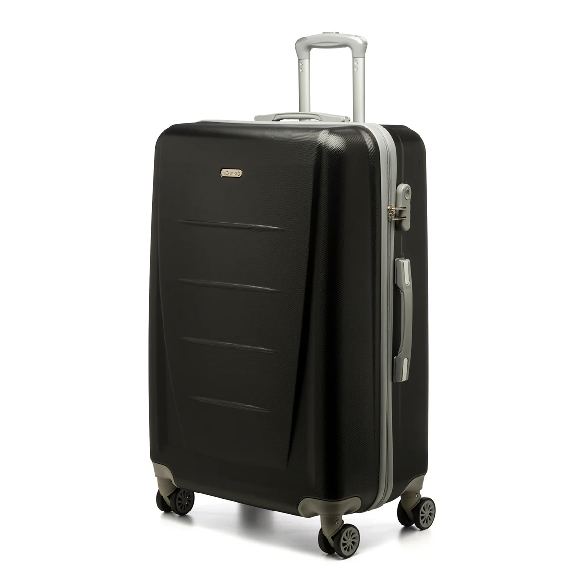 Trolley grande rigido nero in ABS Govago