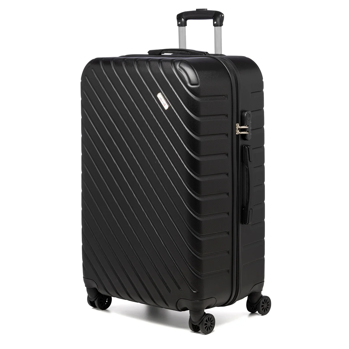 Trolley grande rigido nero in ABS Govago