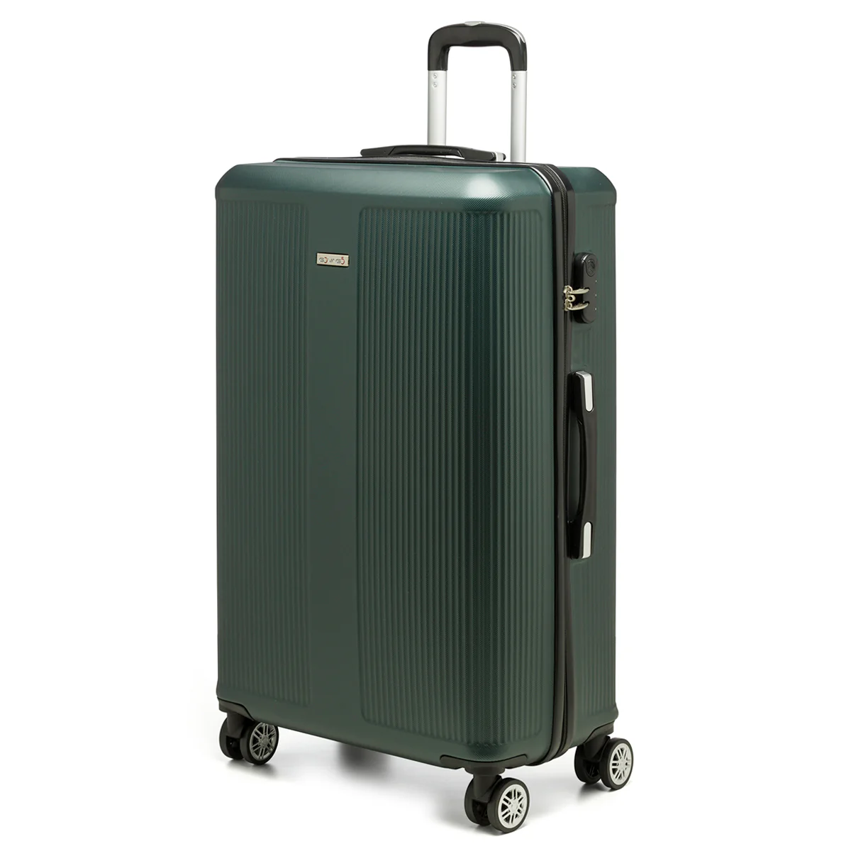 Trolley grande rigido verde in ABS Govago