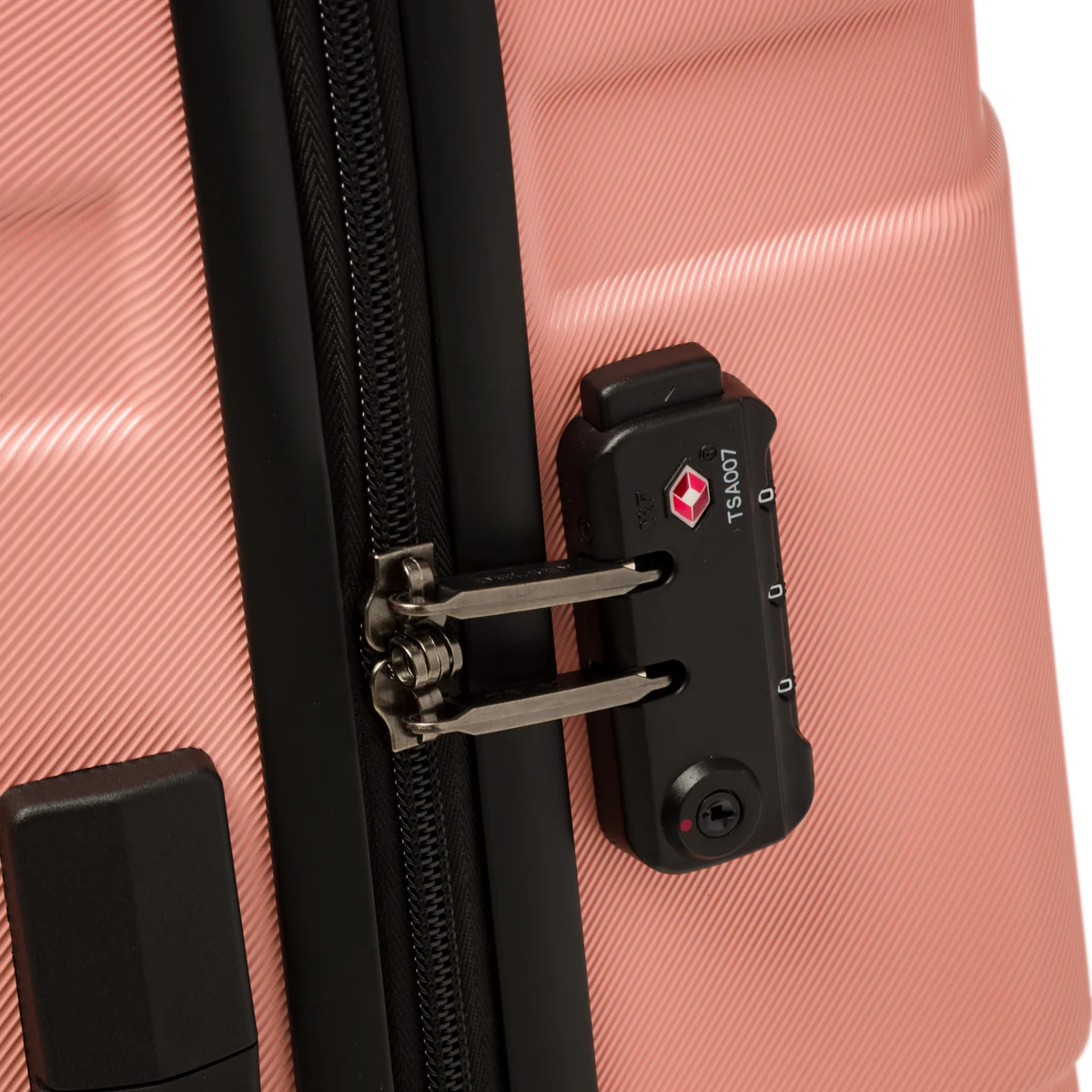 Trolley grande rosa in ABS Delsey Paris - Image 3