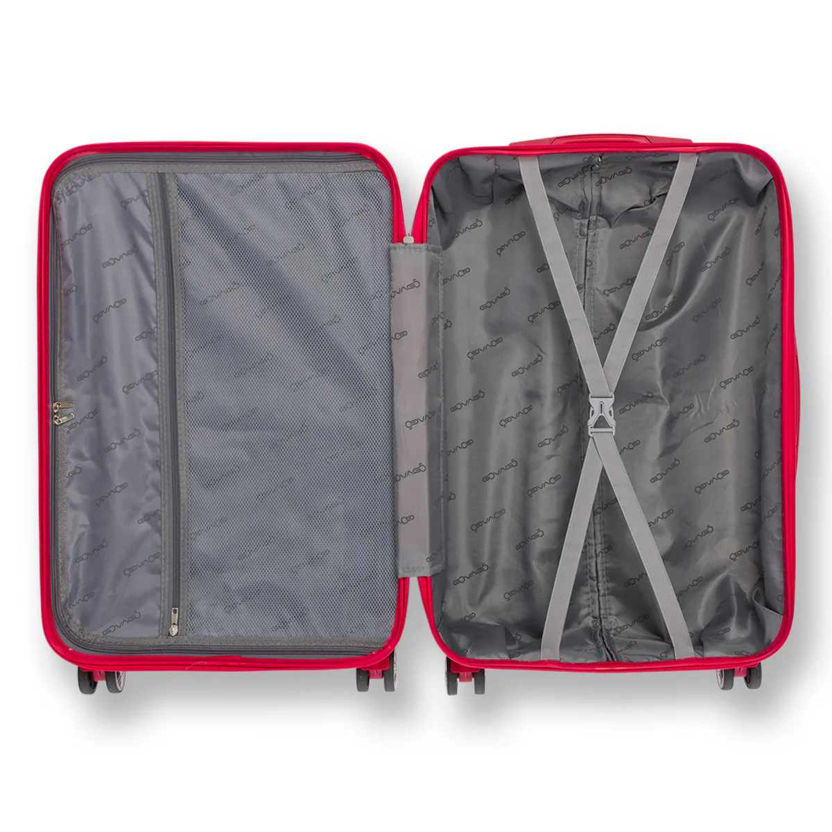 Trolley grande rosso in ABS Govago - Image 3
