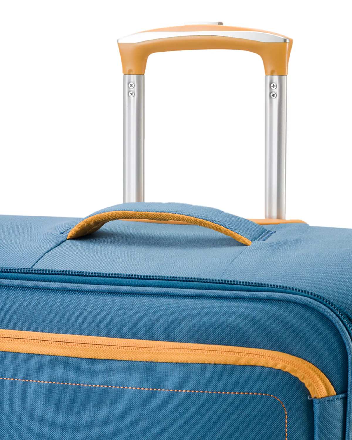 Trolley medio azzurro in tessuto Romeo Gigli - Image 3