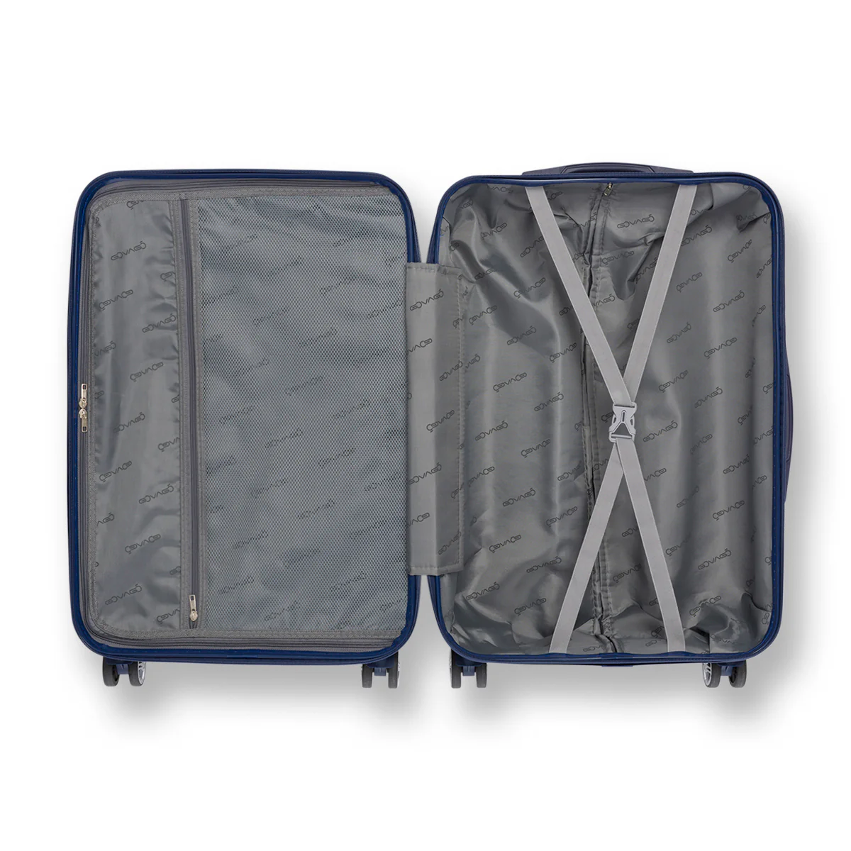 Trolley medio blu in ABS Govago - Image 3