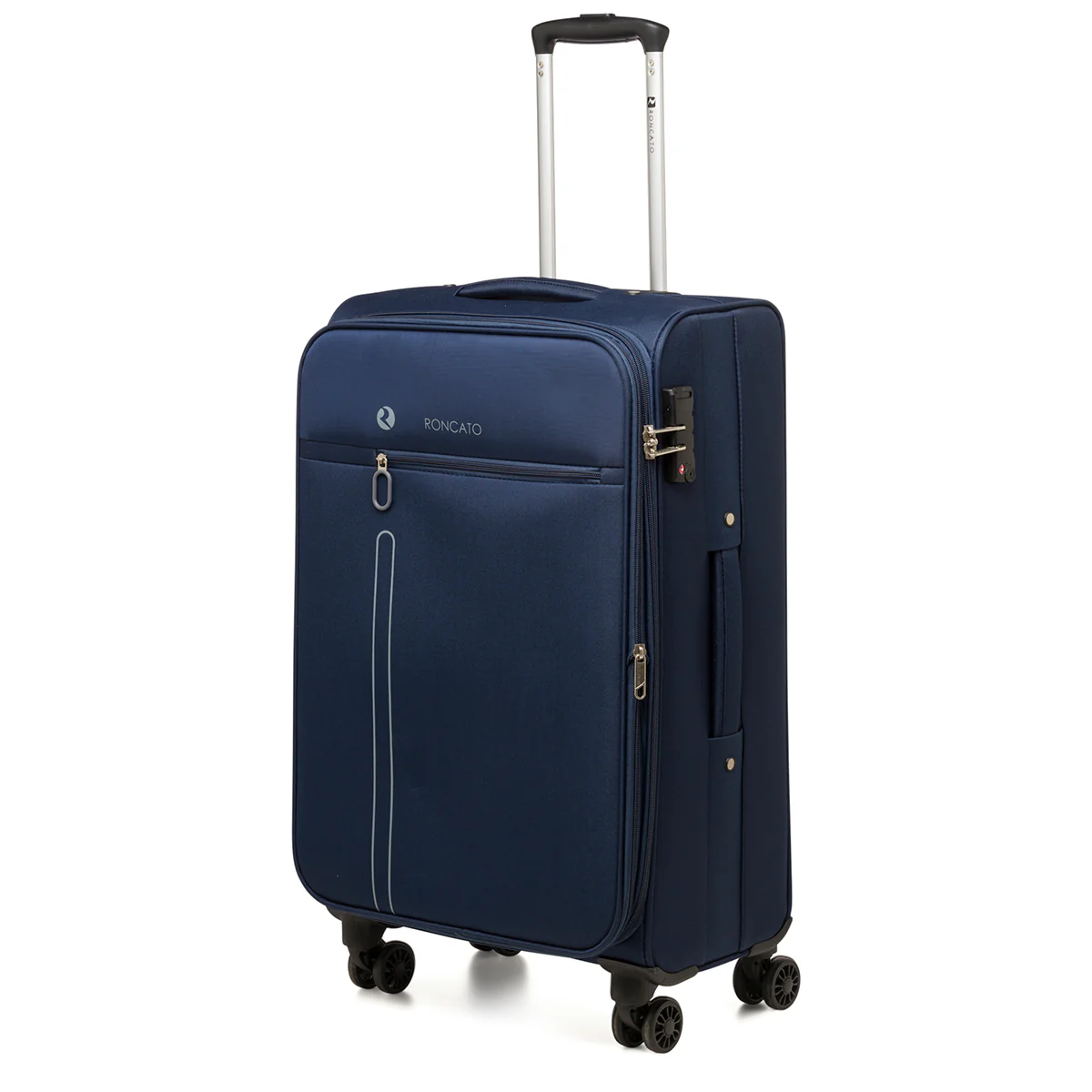 Trolley medio blu in tessuto Ciak Roncato One Way