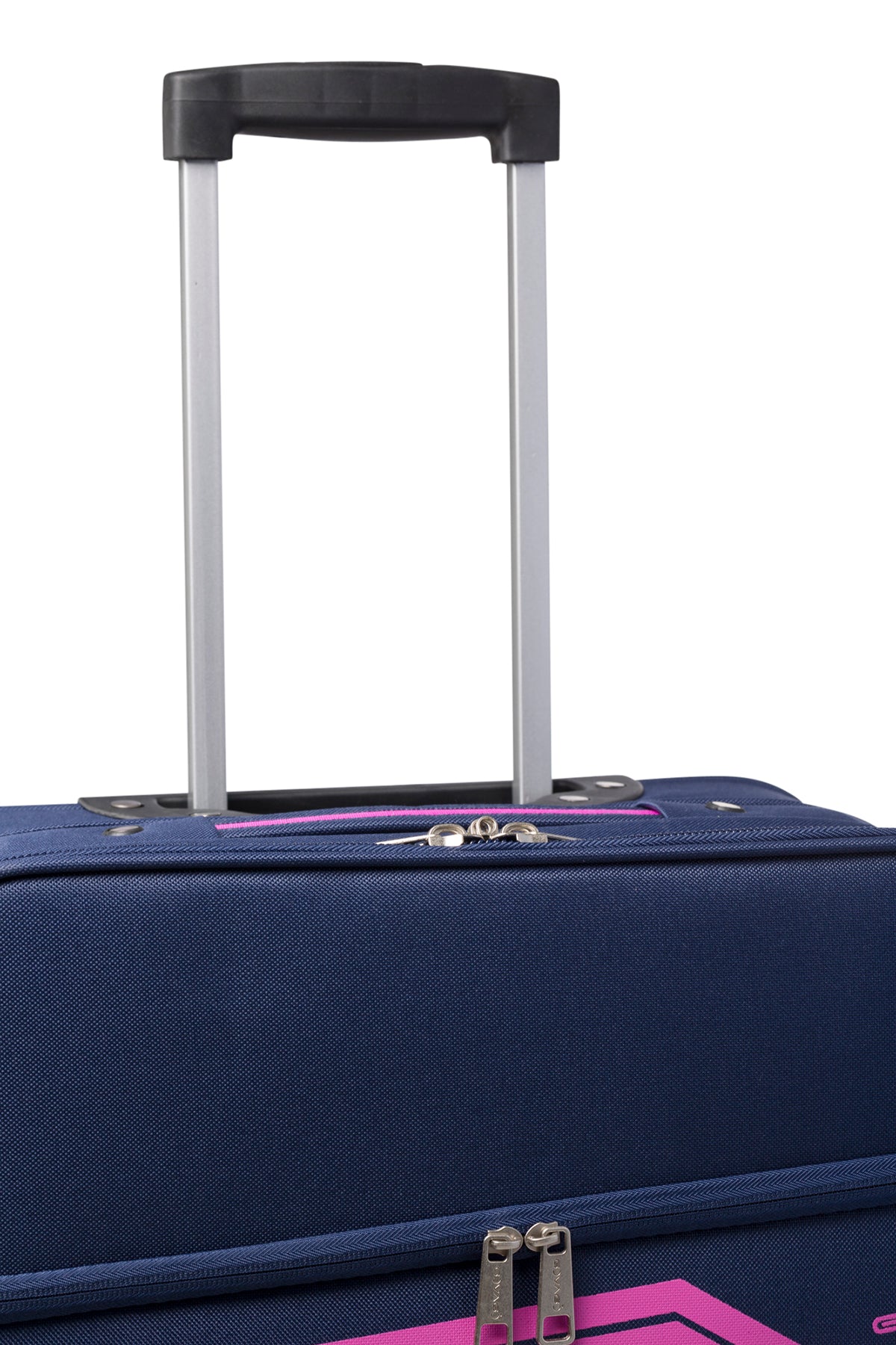 Trolley medio blu in tessuto Govago - Image 3