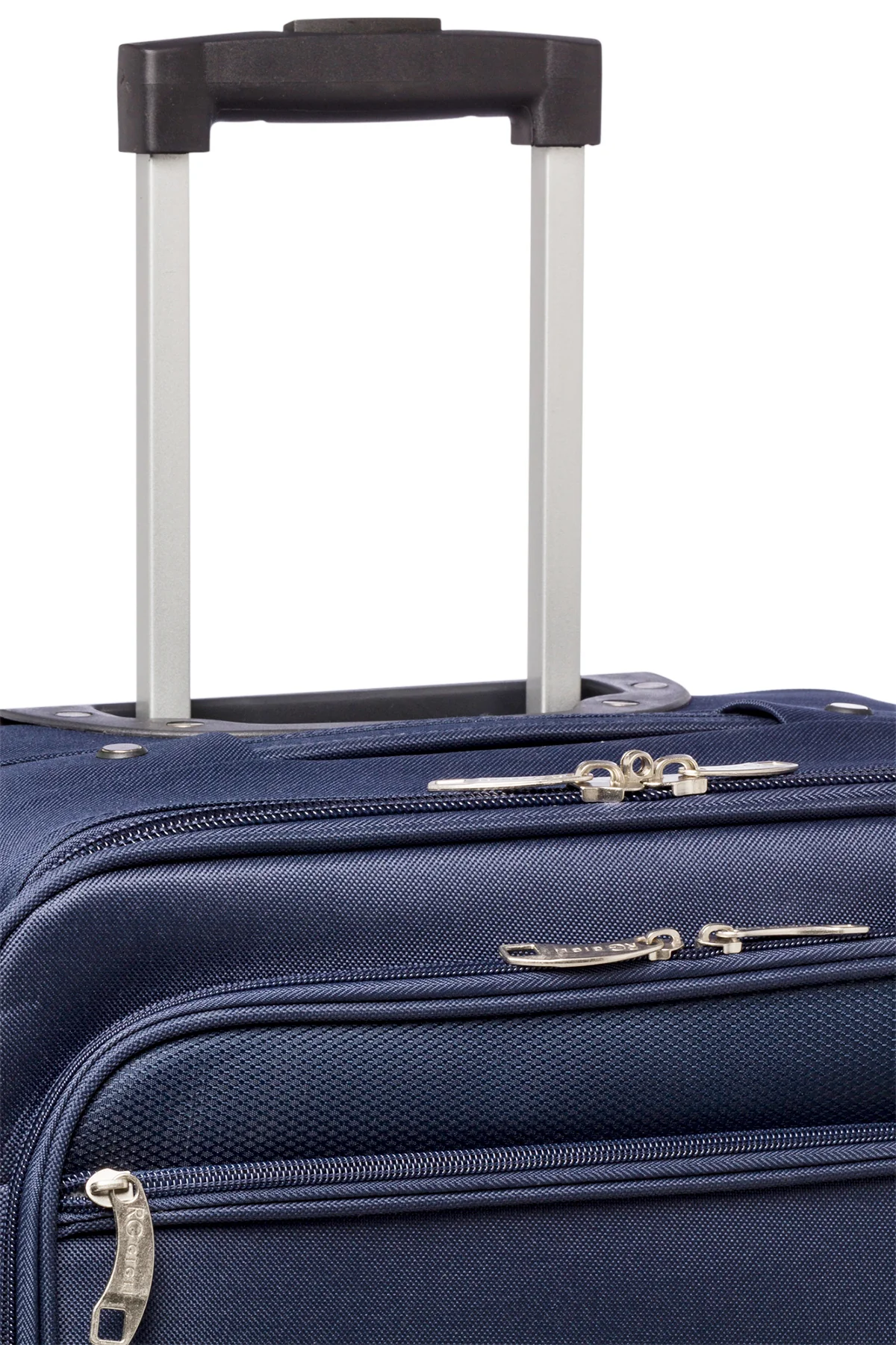 Trolley medio blu in tessuto Romeo Gigli - Image 3