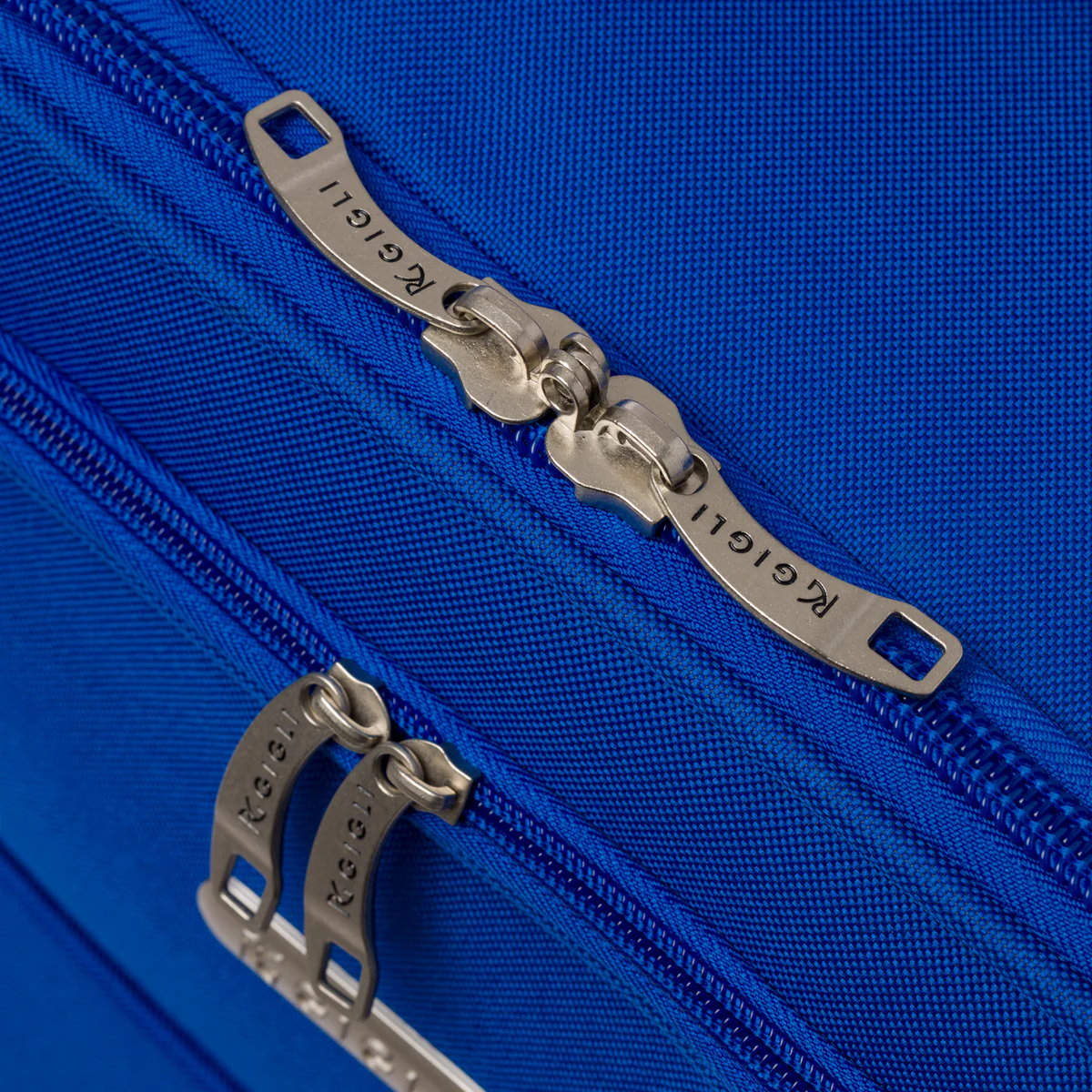 Trolley medio blu in tessuto Romeo Gigli - Image 4