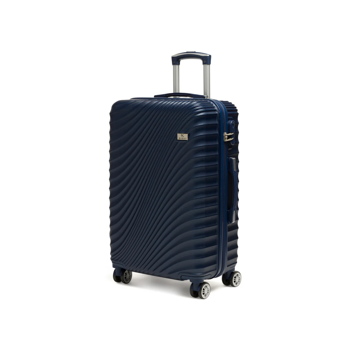 Trolley medio blu navy in ABS Romeo Gigli