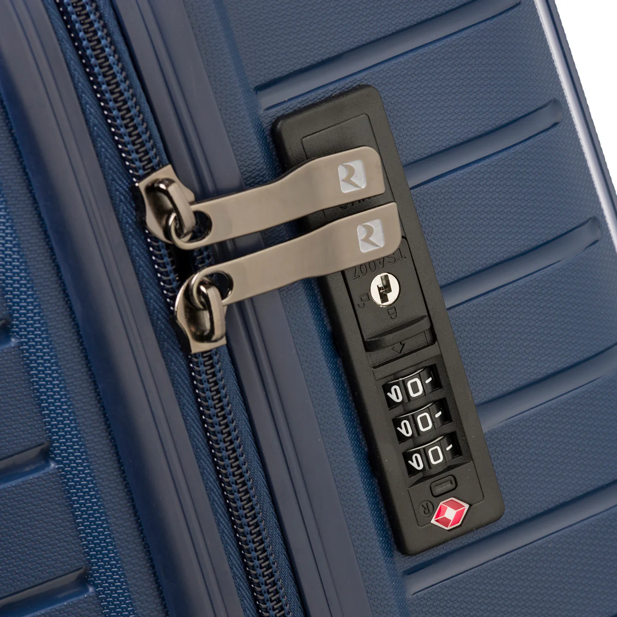 Trolley medio blu rigido in ABS Ciak Roncato Hexa - Image 4