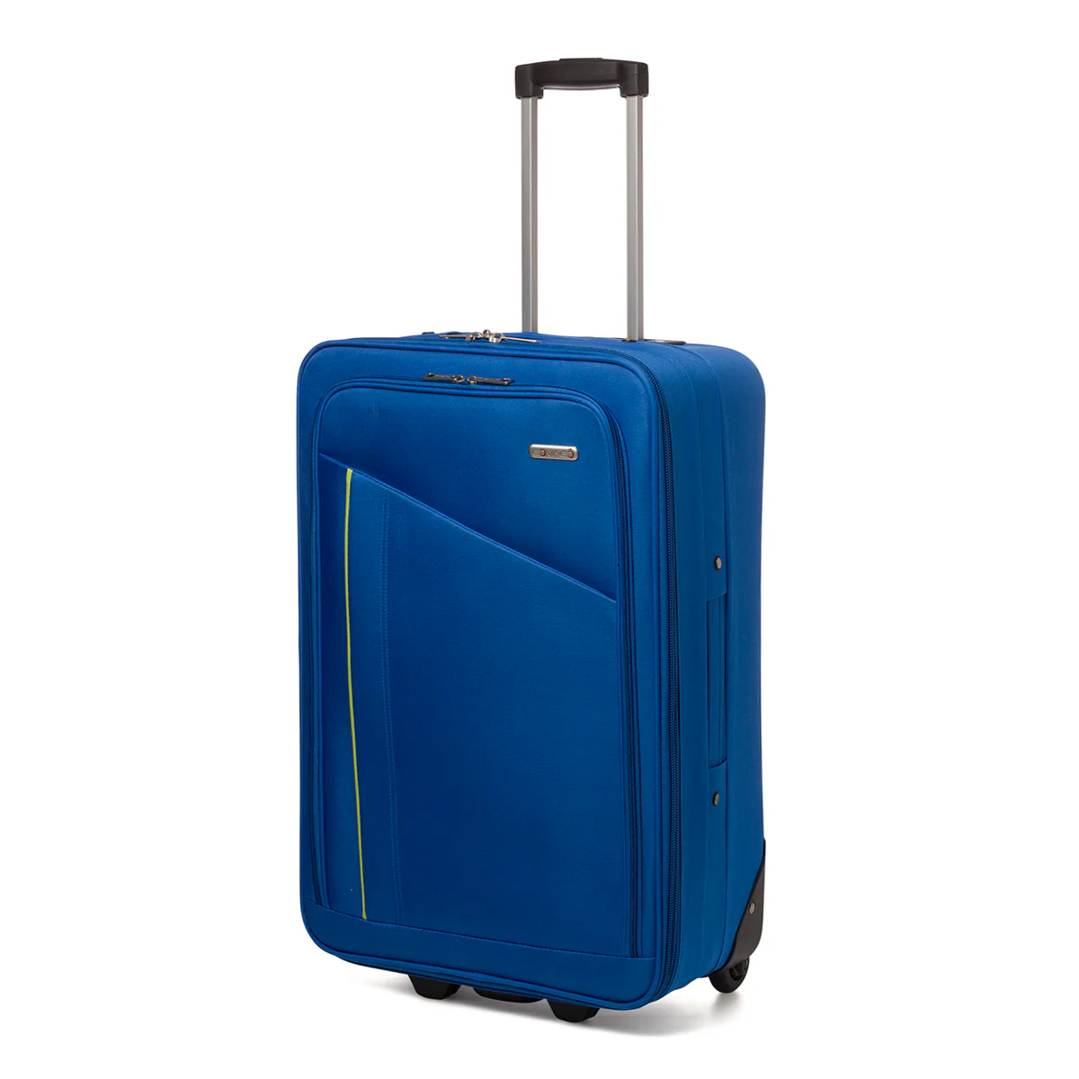 Trolley medio in tessuto blu Govago