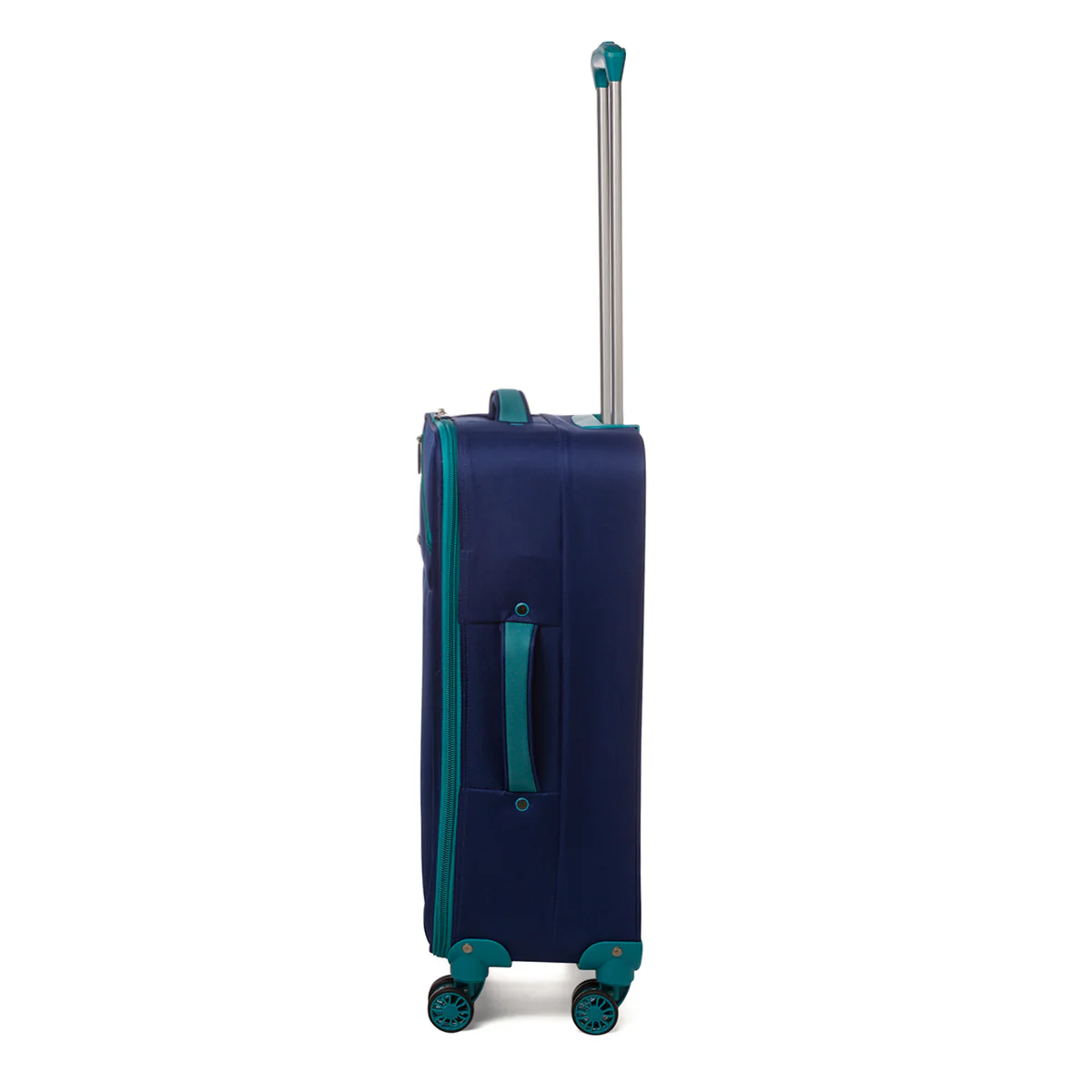 Trolley medio in tessuto blu navy Romeo Gigli - Image 2