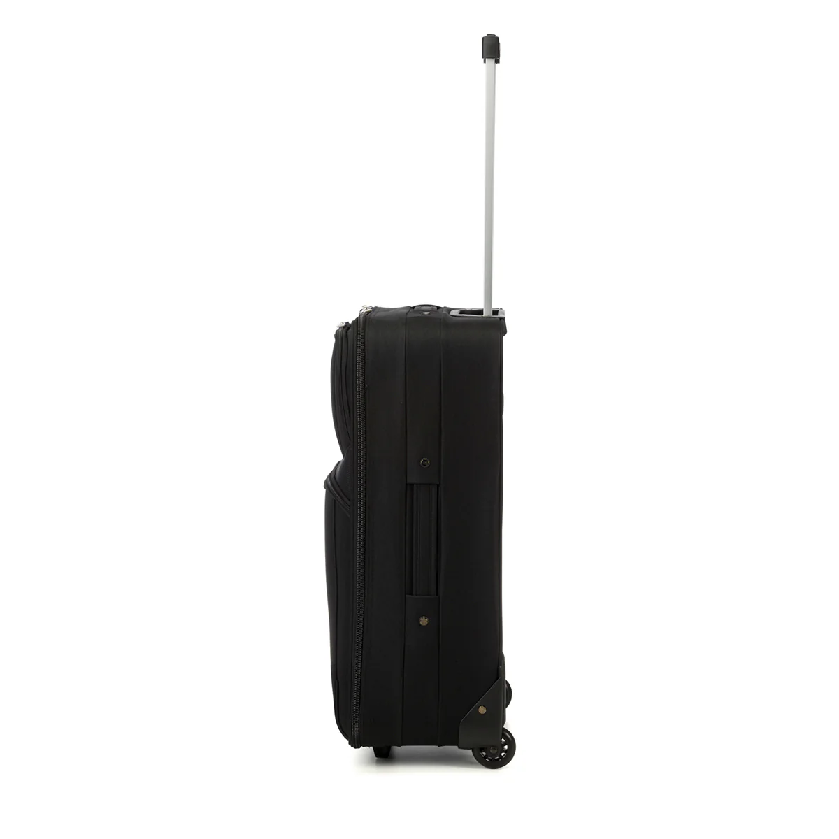 Trolley medio nero in tessuto Govago - Image 2