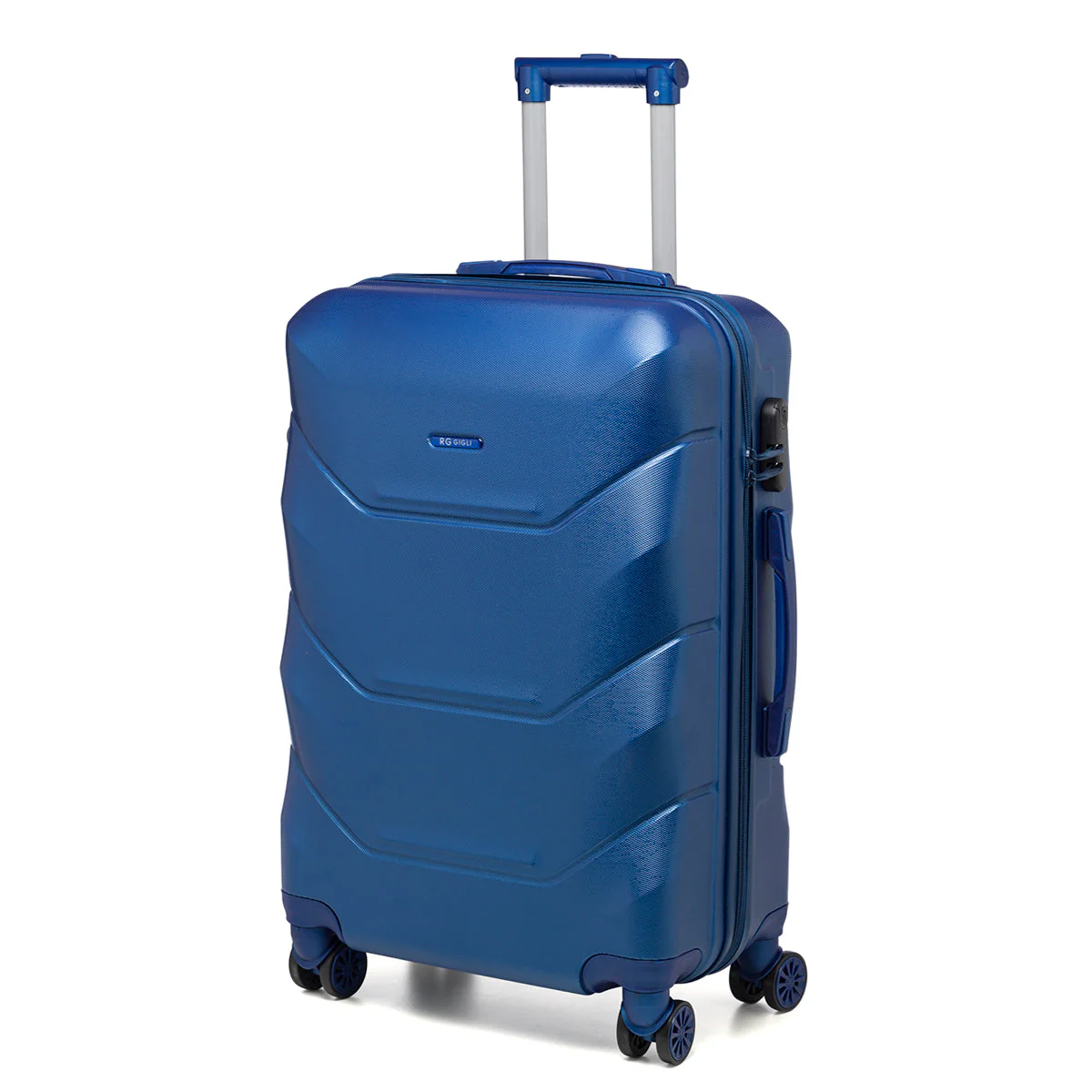 Trolley medio rigido blu in ABS Romeo Gigli