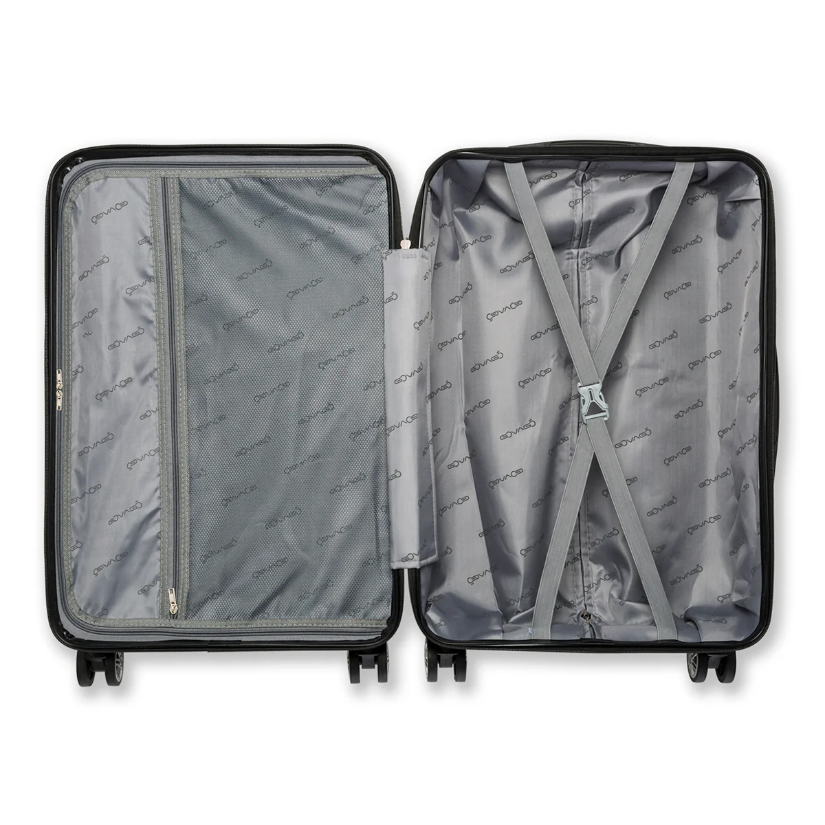 Trolley medio rigido champagne in ABS Govago - Image 6