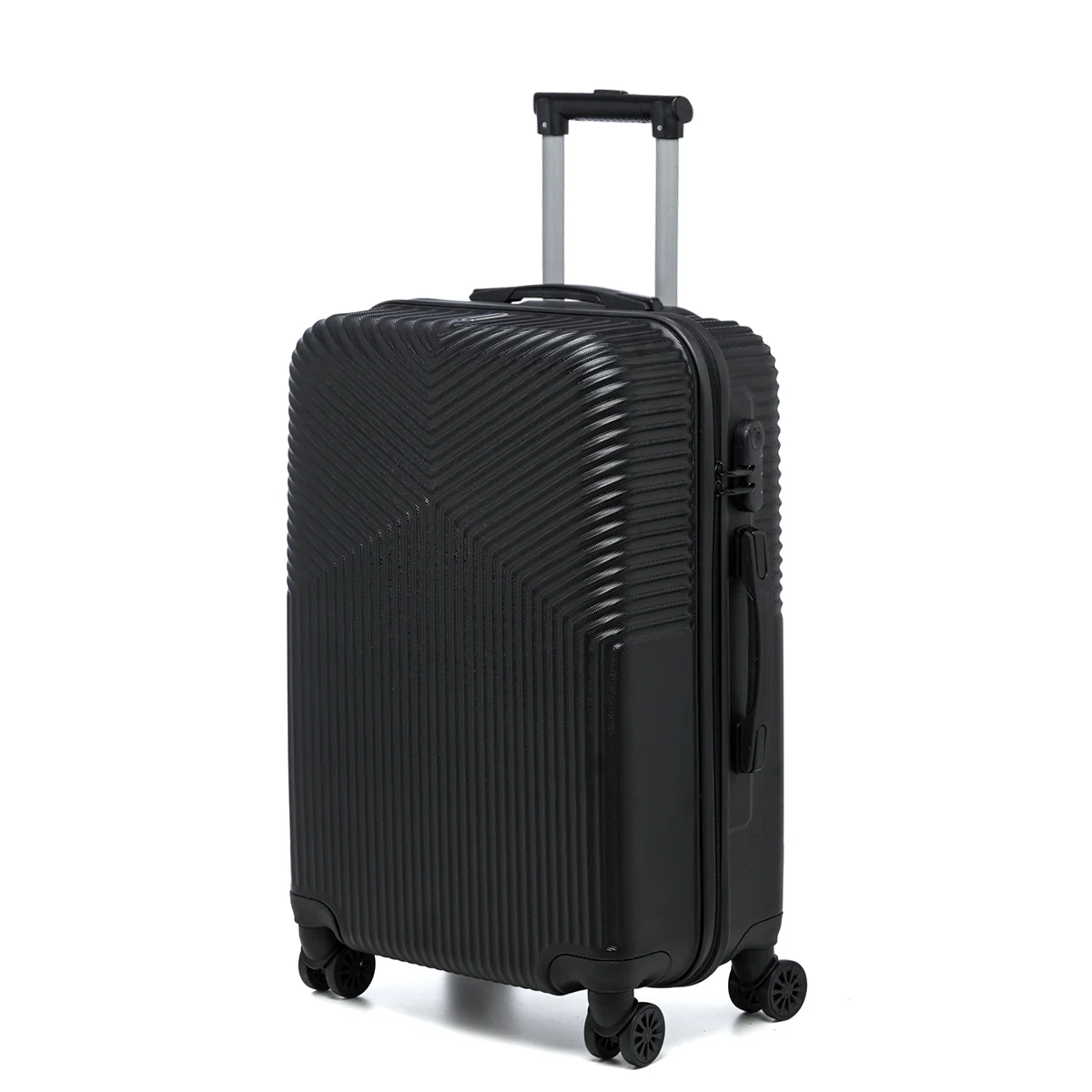 Trolley medio rigido nero in ABS Govago