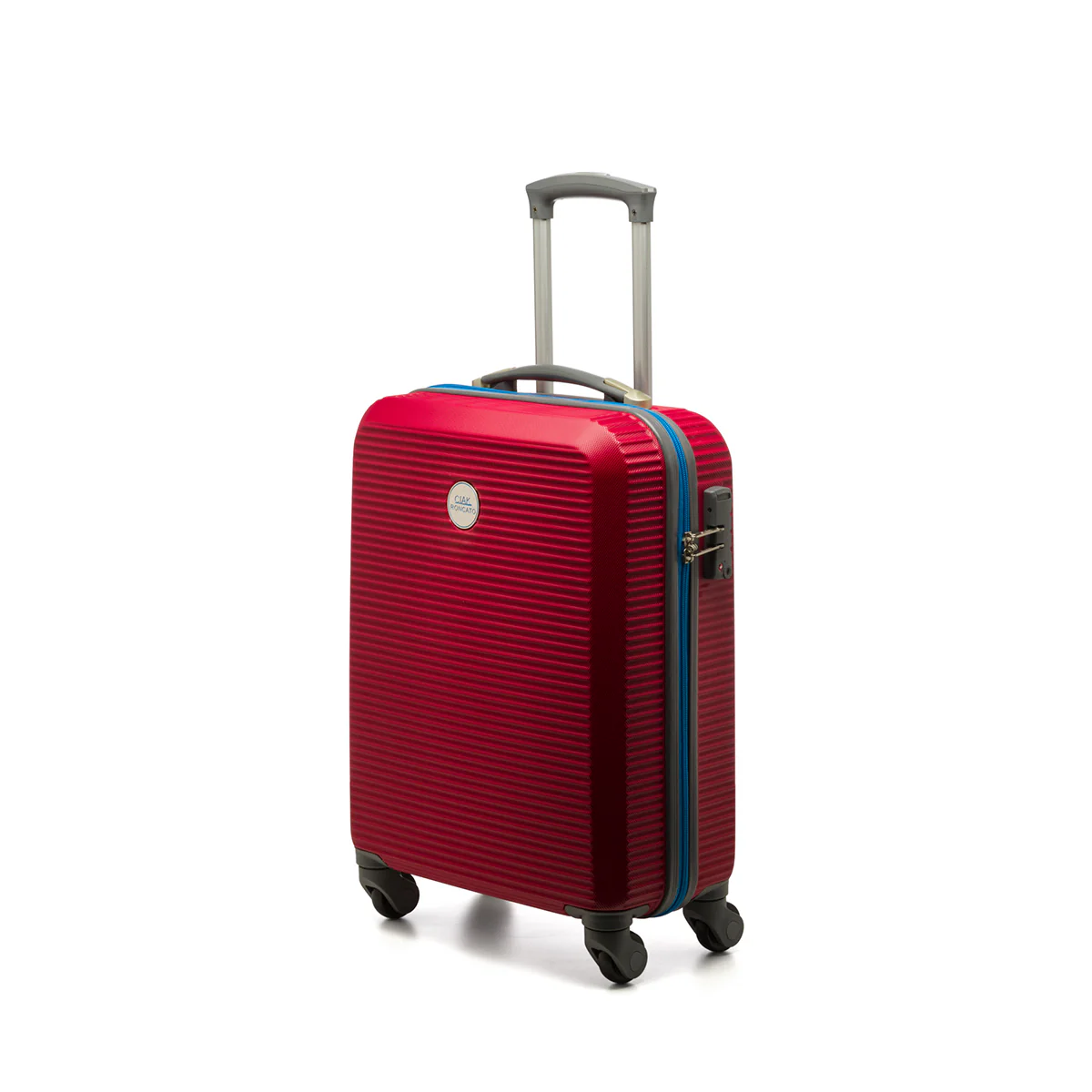 Trolley bagaglio a mano rigido rosso in ABS Ciak Roncato